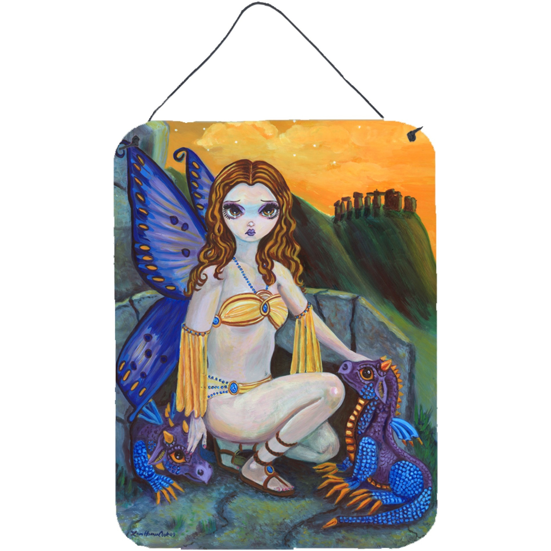 &quotCaroline's Treasures Fairy Foundlings Wall or Door Hanging Prints 7374DS1216, 16HX12W, Multicolor"