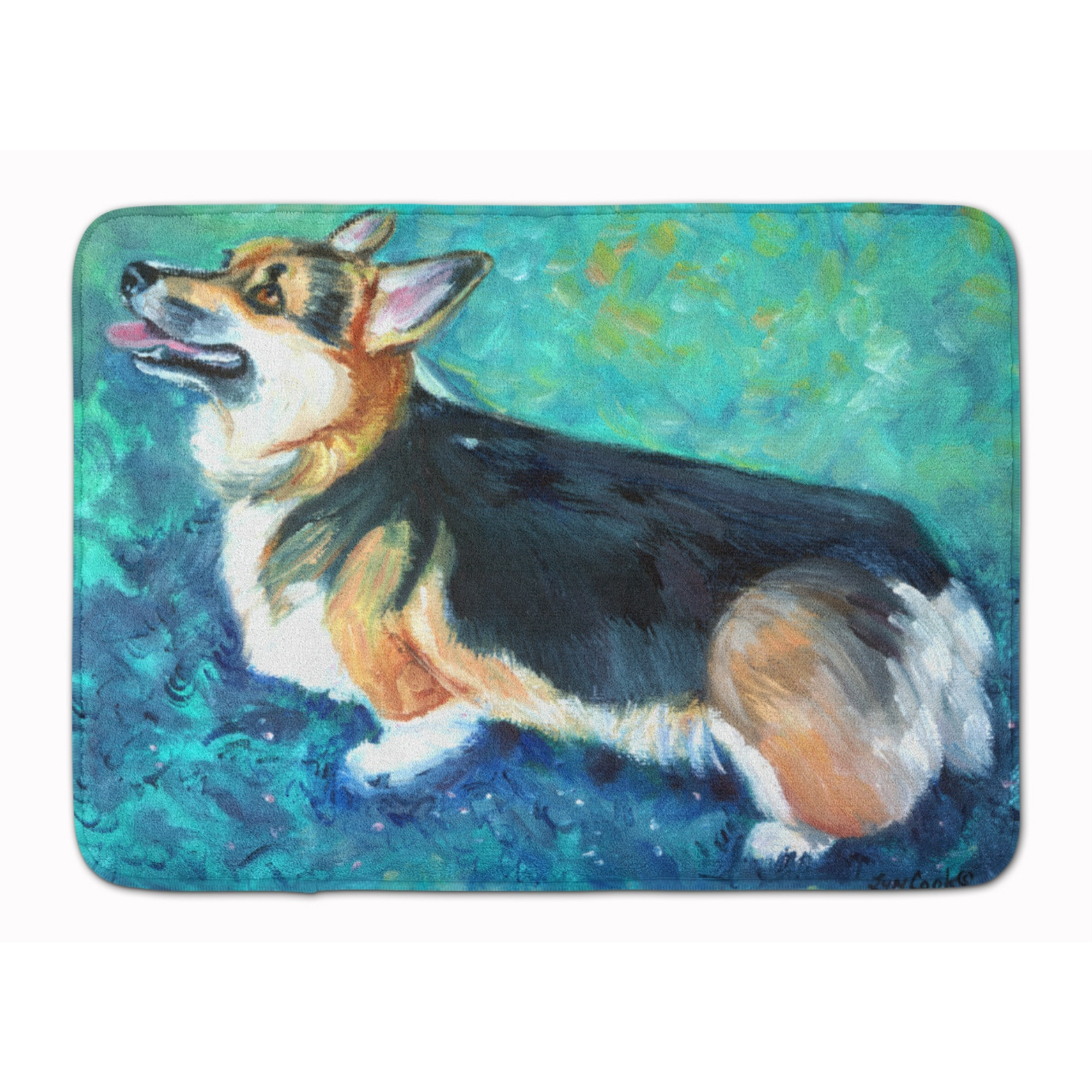 &quotCaroline's Treasures Corgi Pembroke Floor Mat, 19"" x 27"", Multicolor"