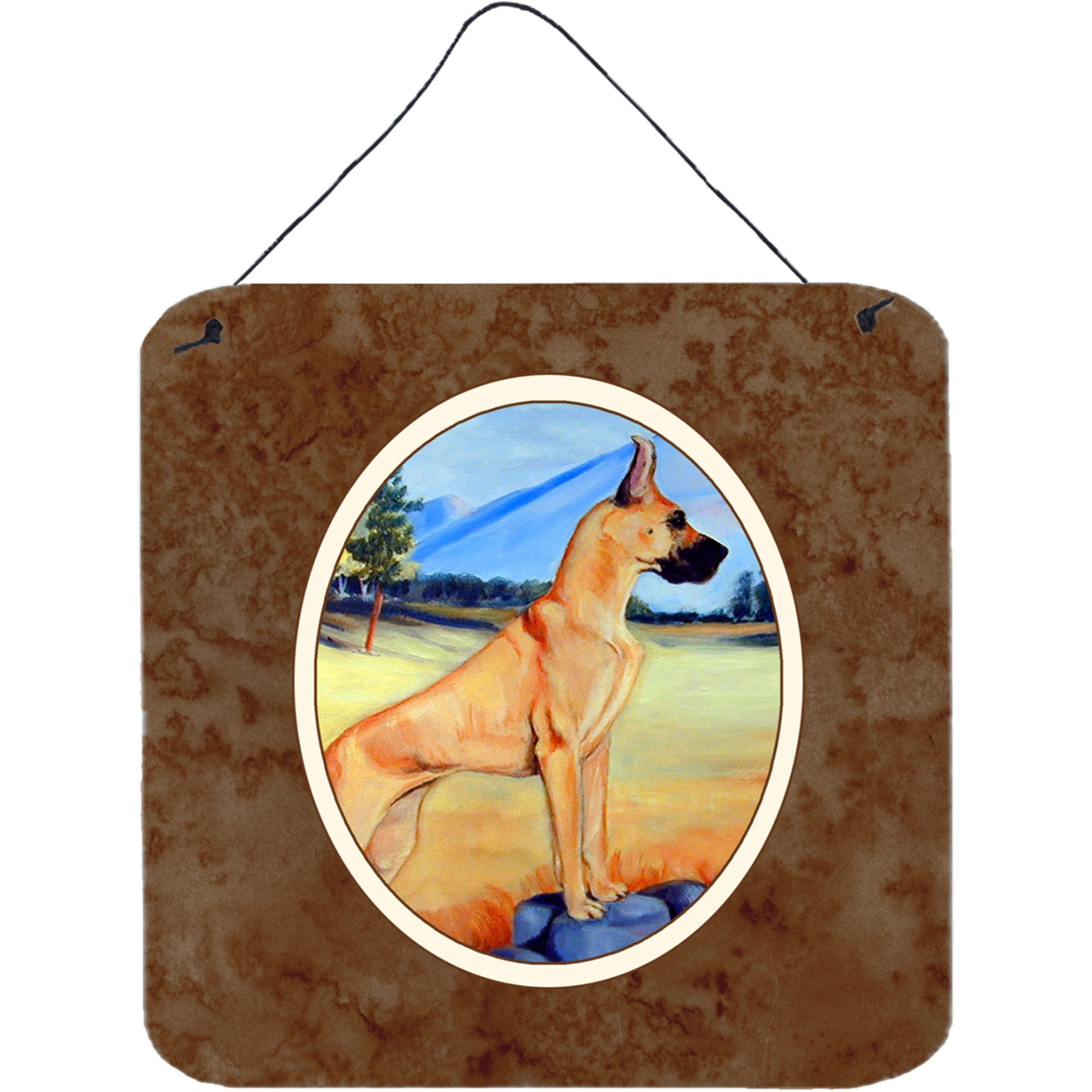 &quotCaroline's Treasures Dane Wall or Door Hanging Prints 7504DS66, 6HX6W, Multicolor"