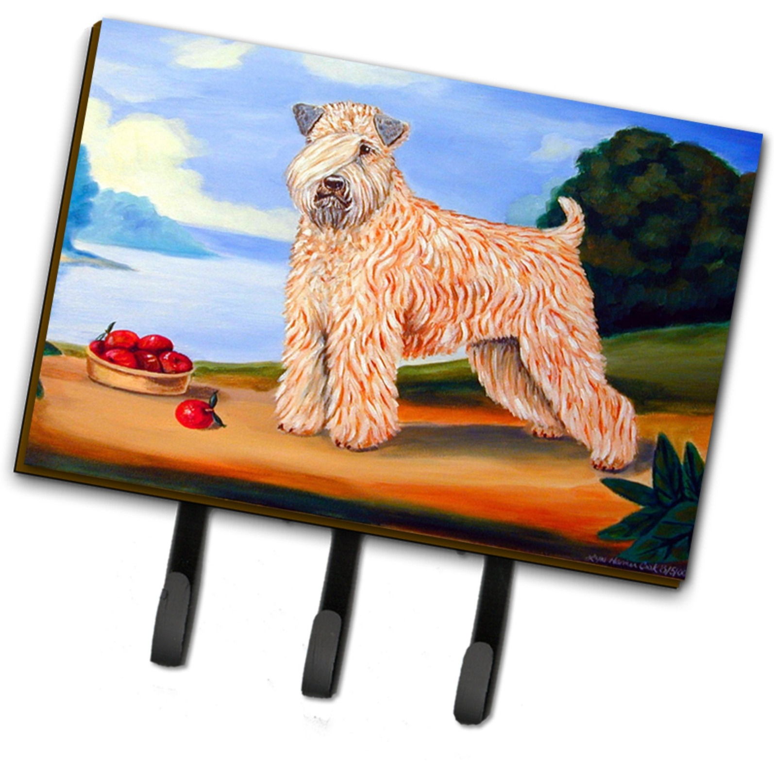&quotCaroline's Treasures 7509TH68 Wheaten Terrier Soft Coated Leash Holder or Key Hook, Large, Multicolor"