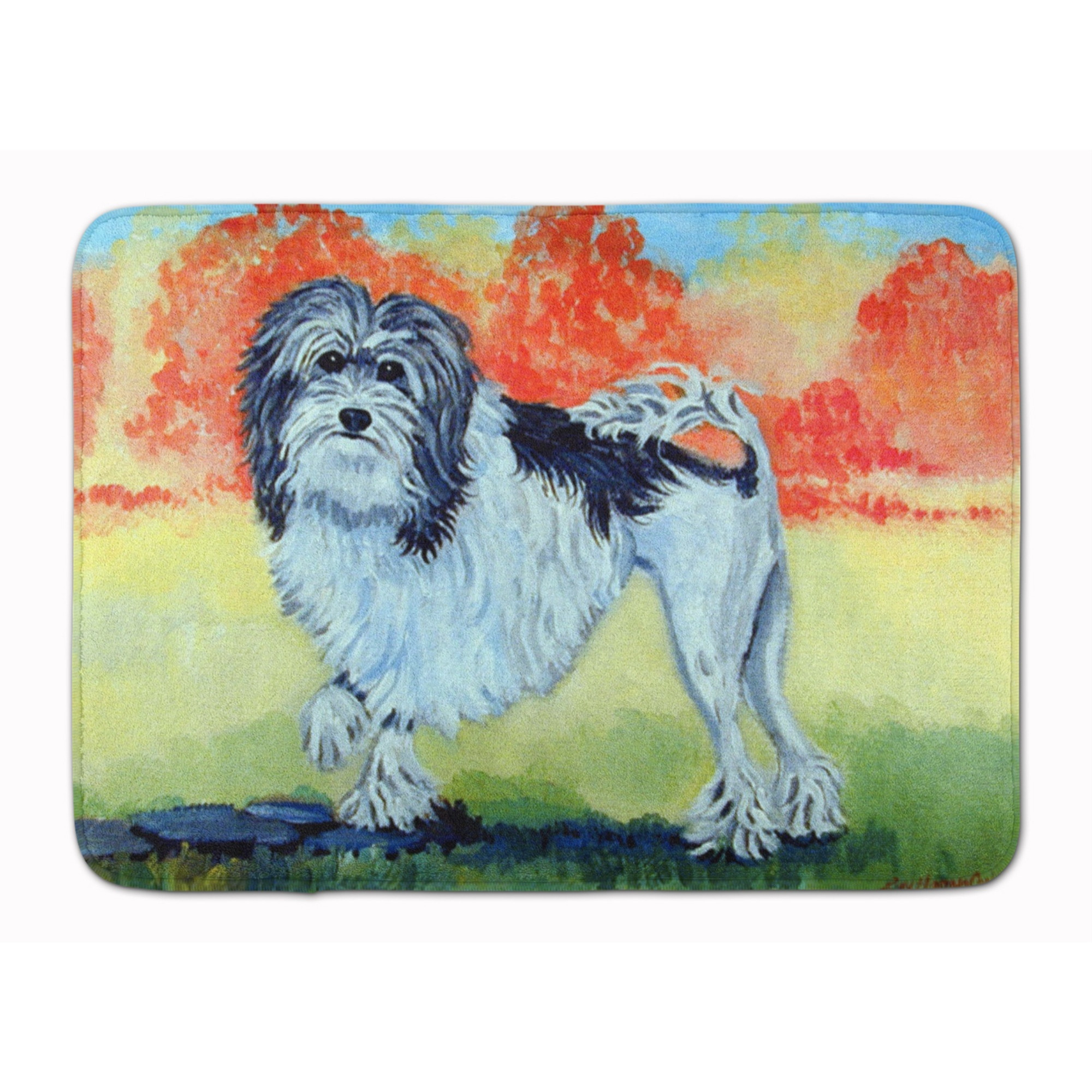 &quotCaroline's Treasures Lowchen Floor Mat, 19"" x 27"", Multicolor"