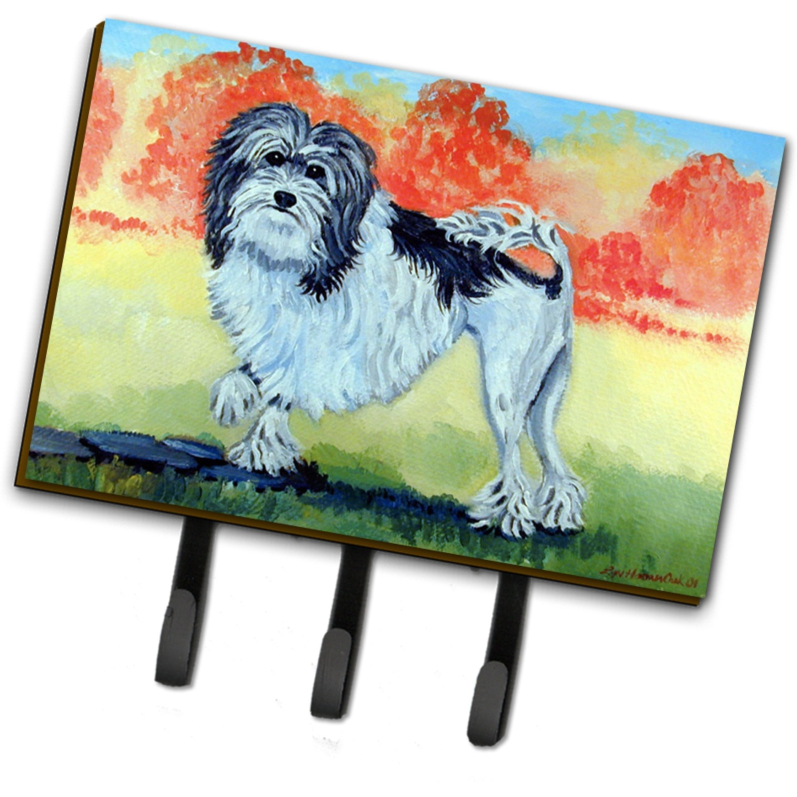 &quotCaroline's Treasures 7510TH68 Lowchen Leash Holder or Key Hook, Large, Multicolor"