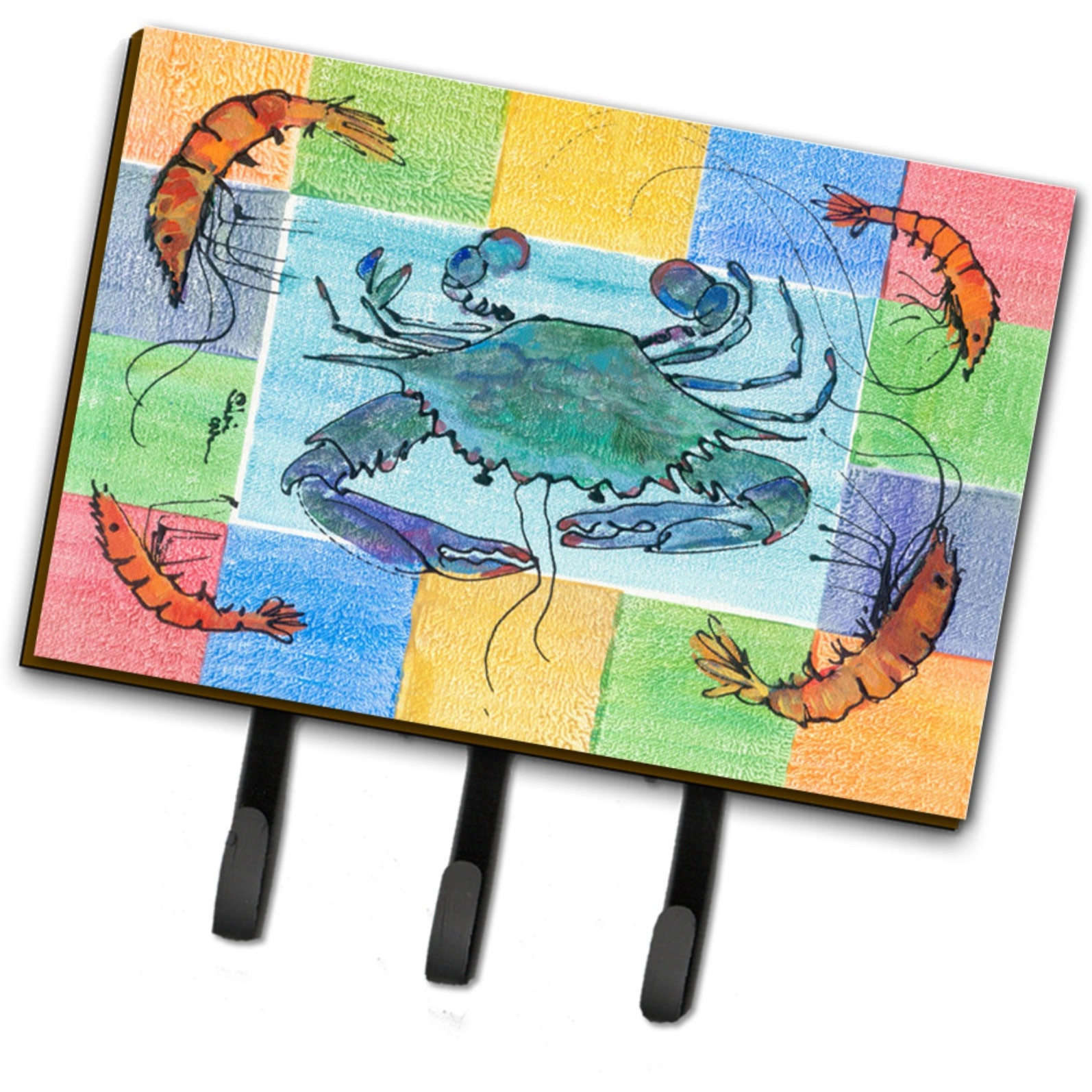 &quotCaroline's Treasures 8040TH68 Crab Leash or Key Holder, Large, Multicolor"