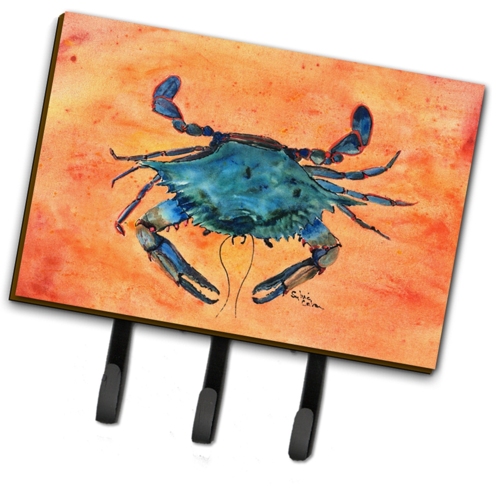 &quotCaroline's Treasures 8097TH68 Crab Leash or Key Holder, Large, Multicolor"