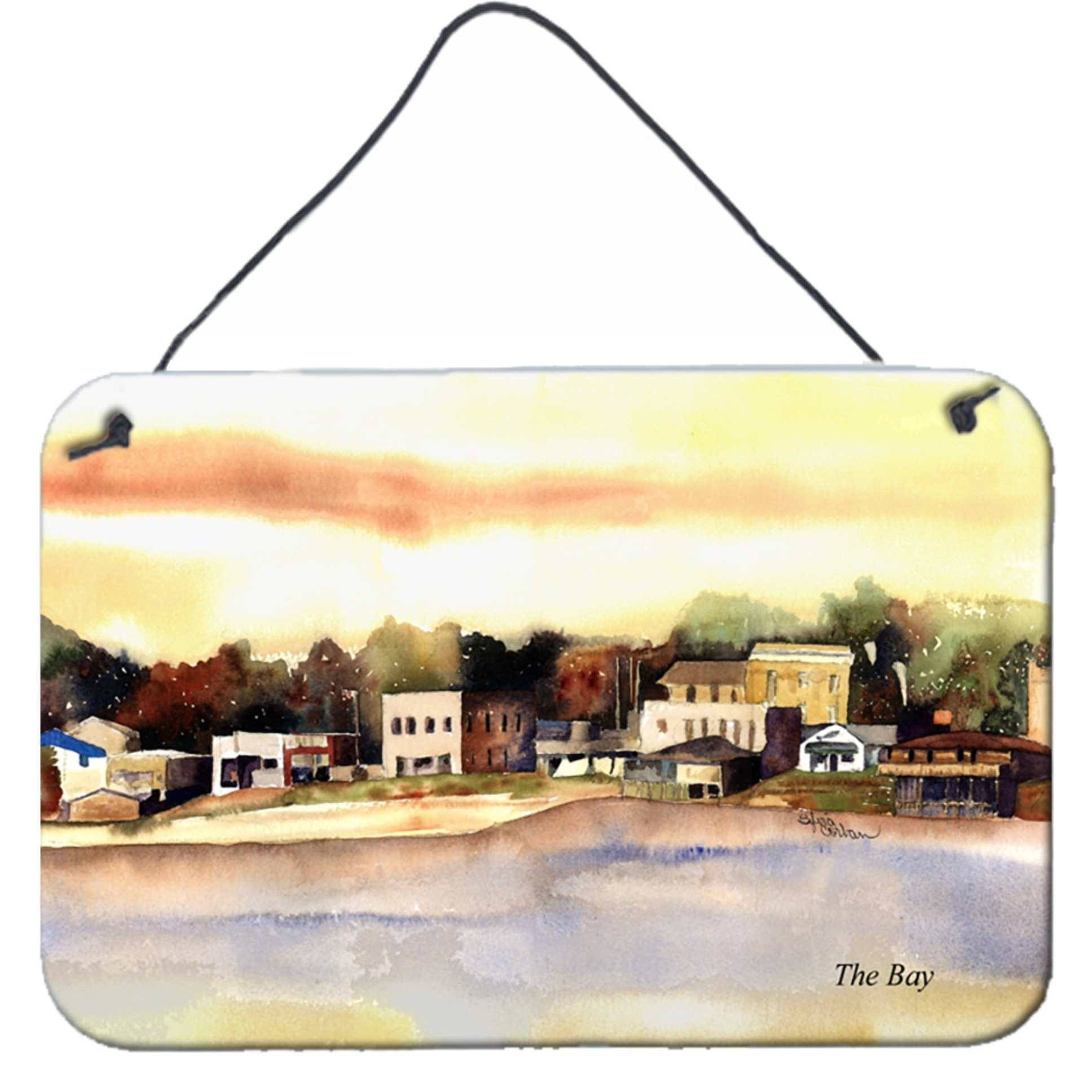 &quotCaroline's Treasures The Pass Indoor Aluminum Metal Wall or Door Hanging Prints, 8 x 12"", Multicolor"