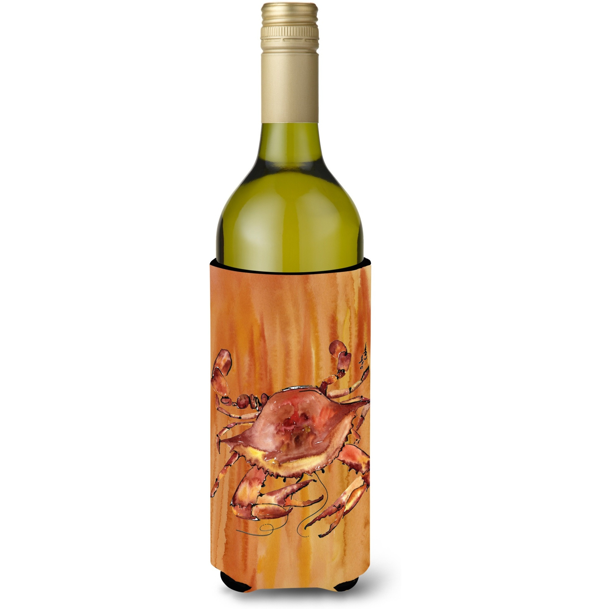 Cooked Crab Spicy Hot Wine Bottle Beverage Insulator Beverage Insulator Hugger