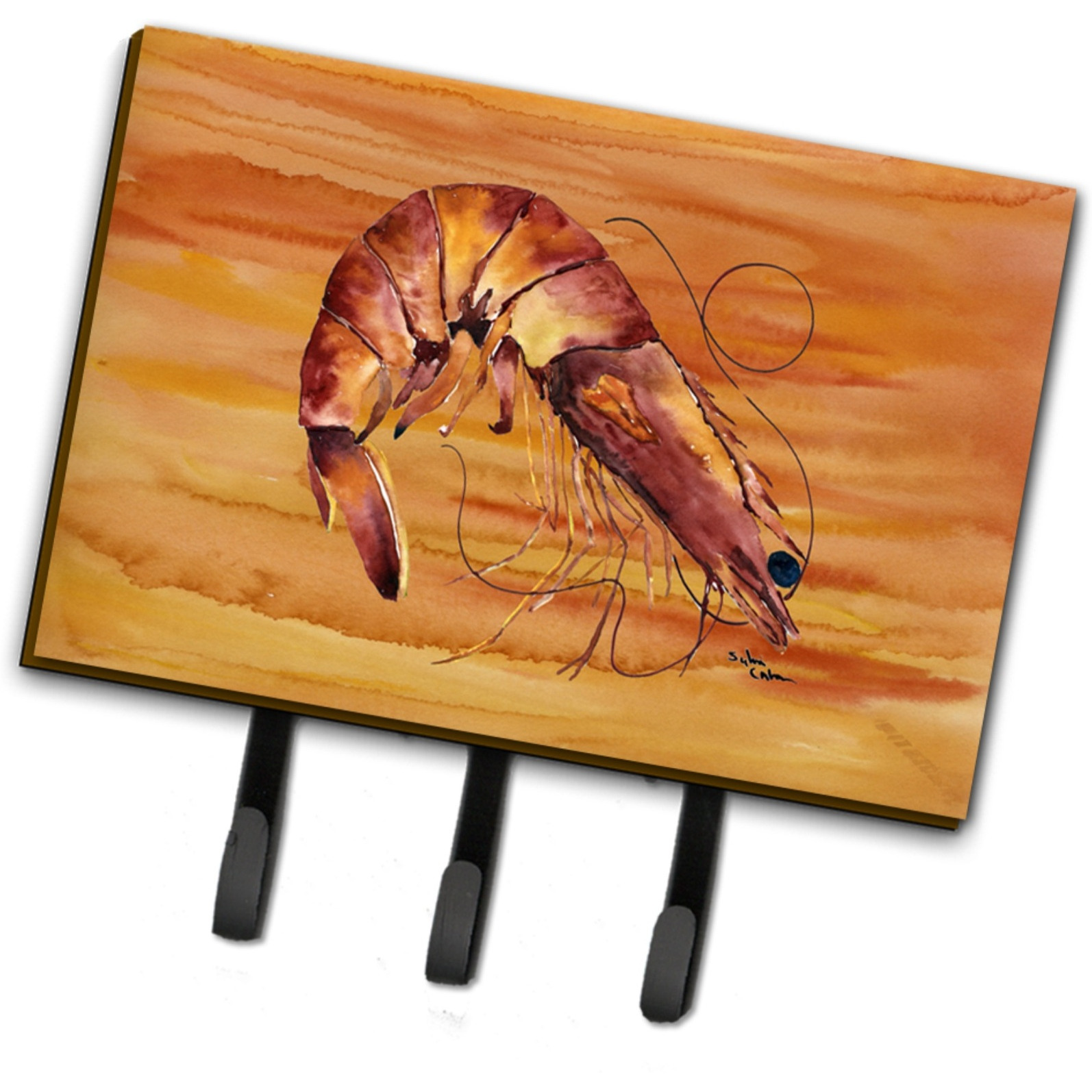 &quotCaroline's Treasures 8140TH68 Shrimp Leash or Key Holder, Large, Multicolor"