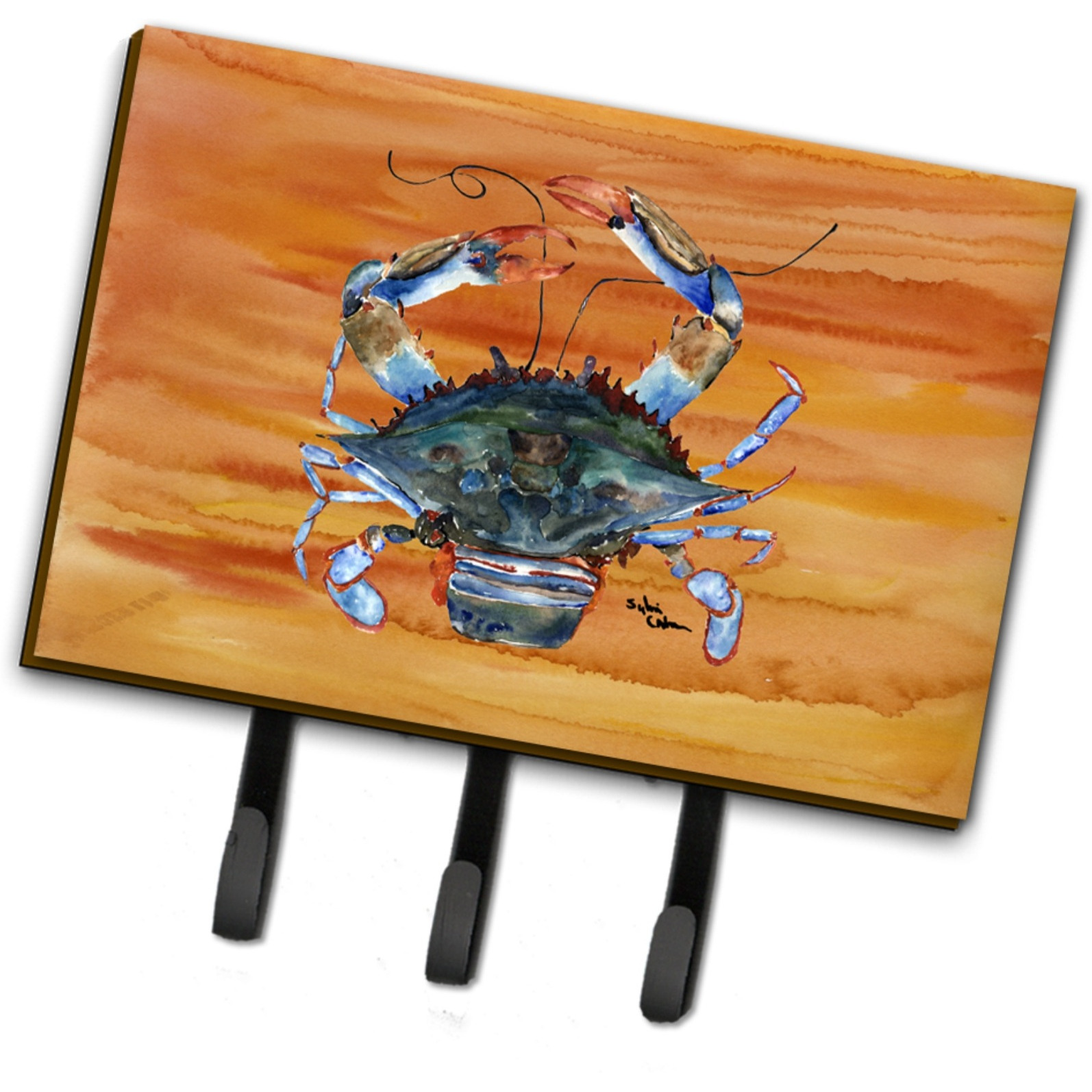 &quotCaroline's Treasures 8144TH68 Crab Leash or Key Holder, Large, Multicolor"