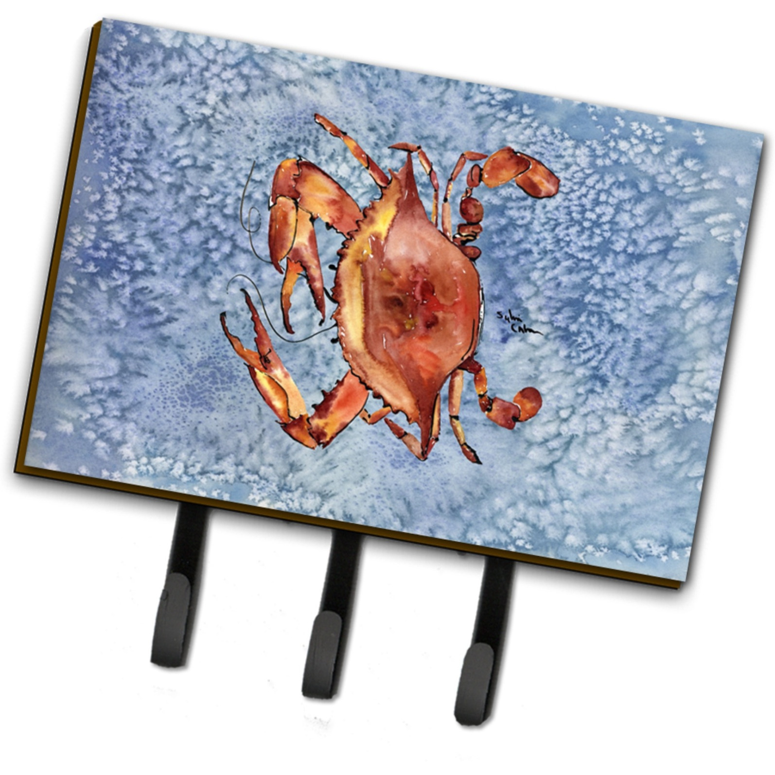 &quotCaroline's Treasures 8147TH68 Crab Leash or Key Holder, Large, Multicolor"