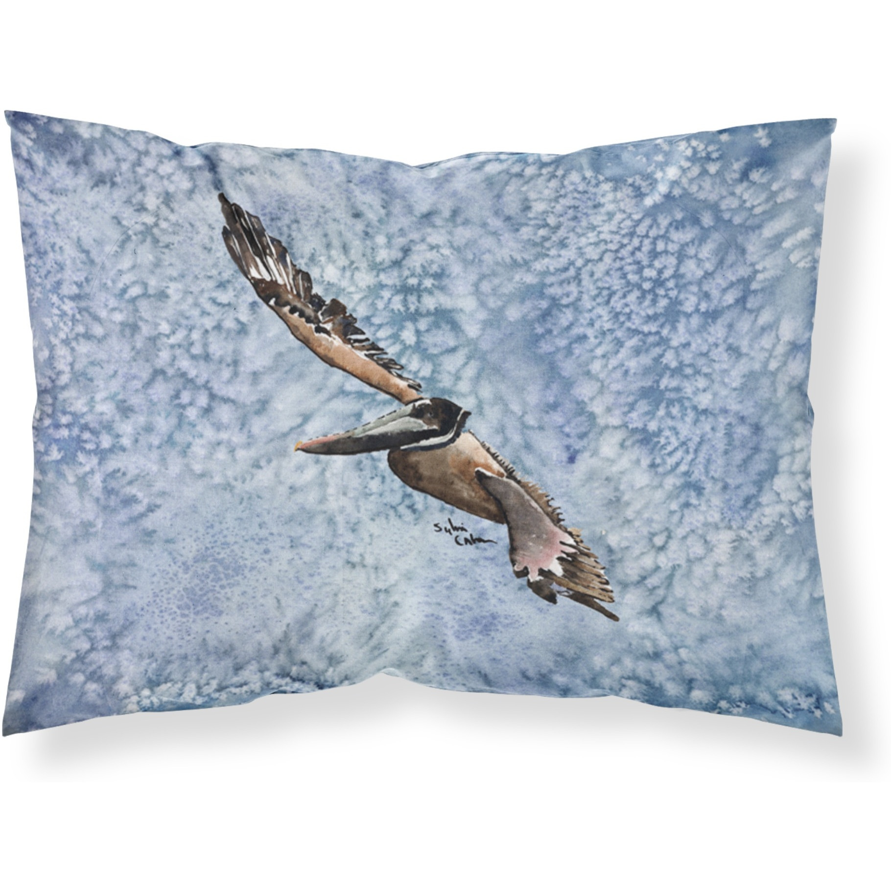 &quotCaroline's Treasures 8150PILLOWCASE Pelican Moisture Wicking Fabric Standard Pillowcase, Large, Multicolor"