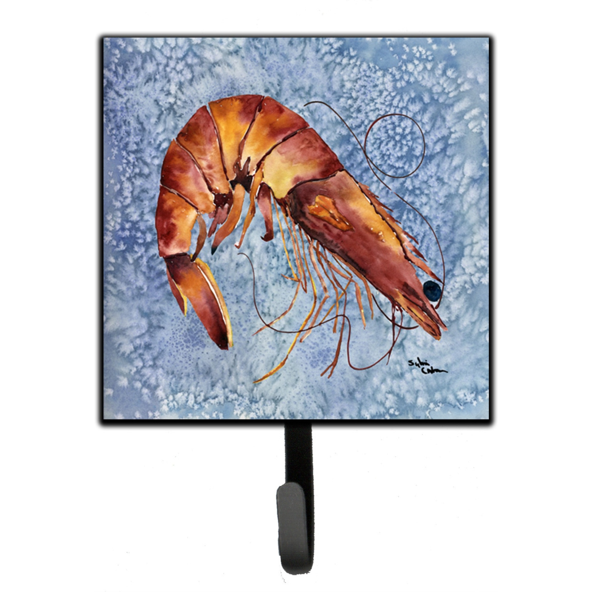 &quotCaroline's Treasures 8153SH4 Shrimp Leash Holder or Key Hook, Small, Multicolor"