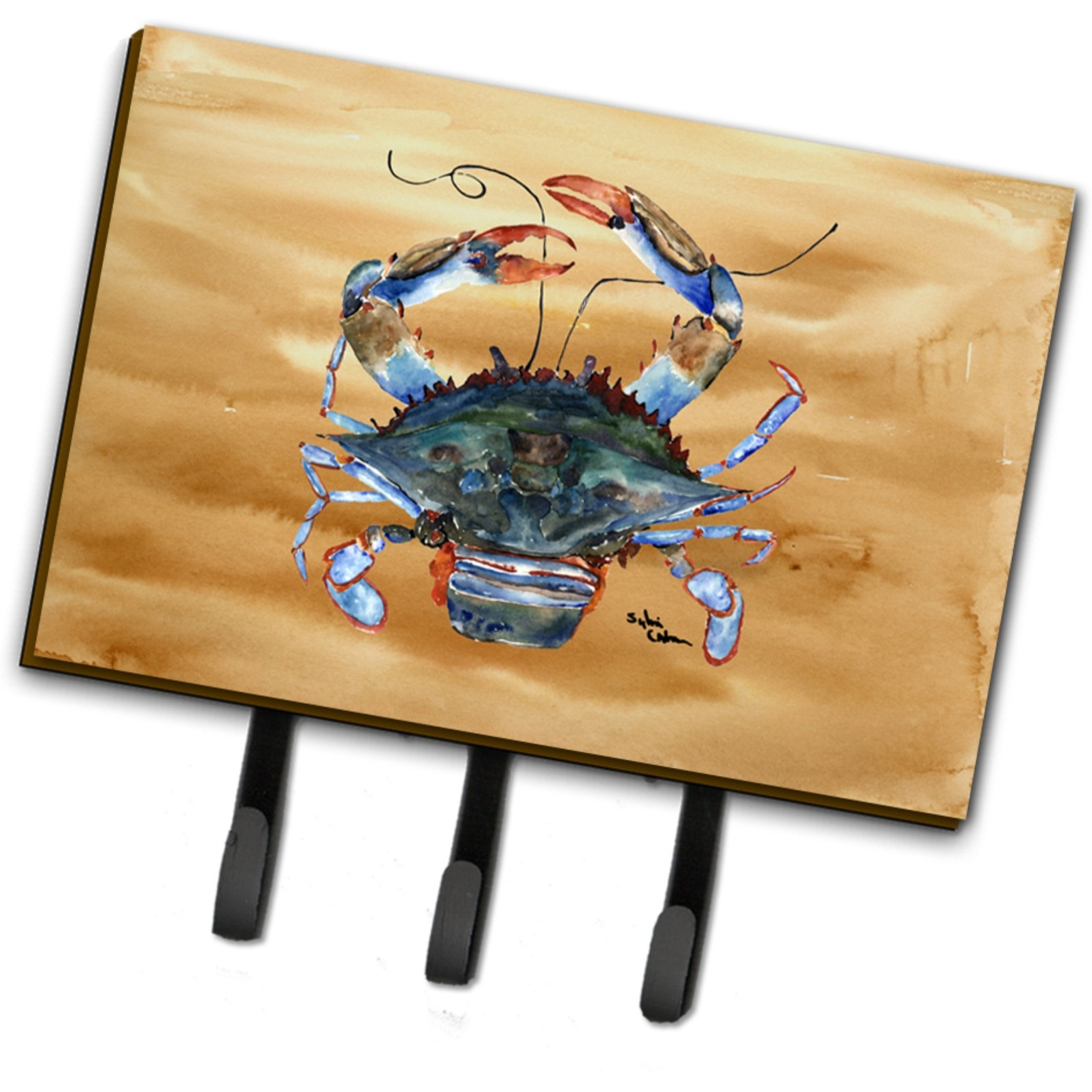 &quotCaroline's Treasures 8156TH68 Crab Leash or Key Holder, Large, Multicolor"