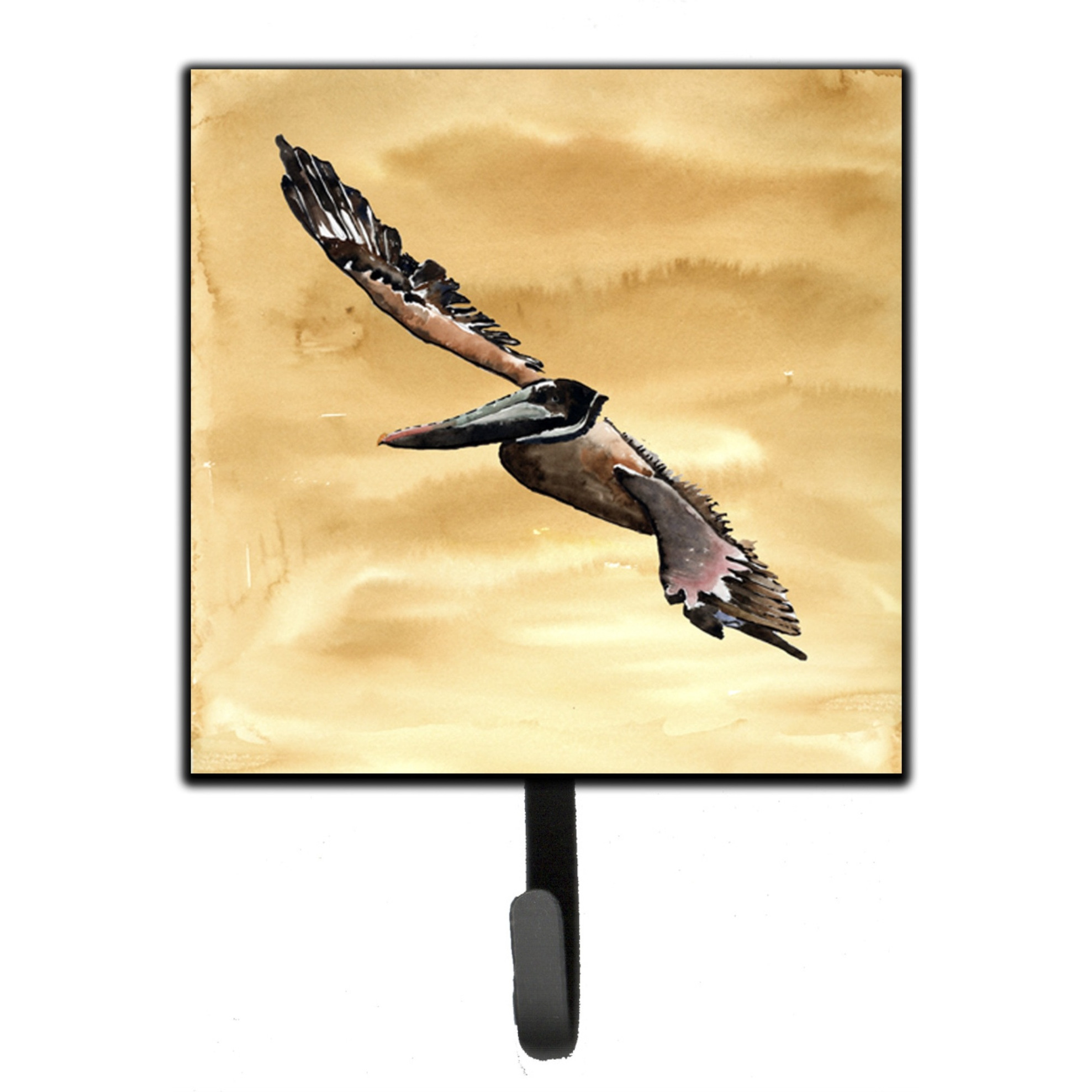 &quotCaroline's Treasures 8157SH4 Bird-Pelican Leash Holder or Key Hook, Small, Multicolor"