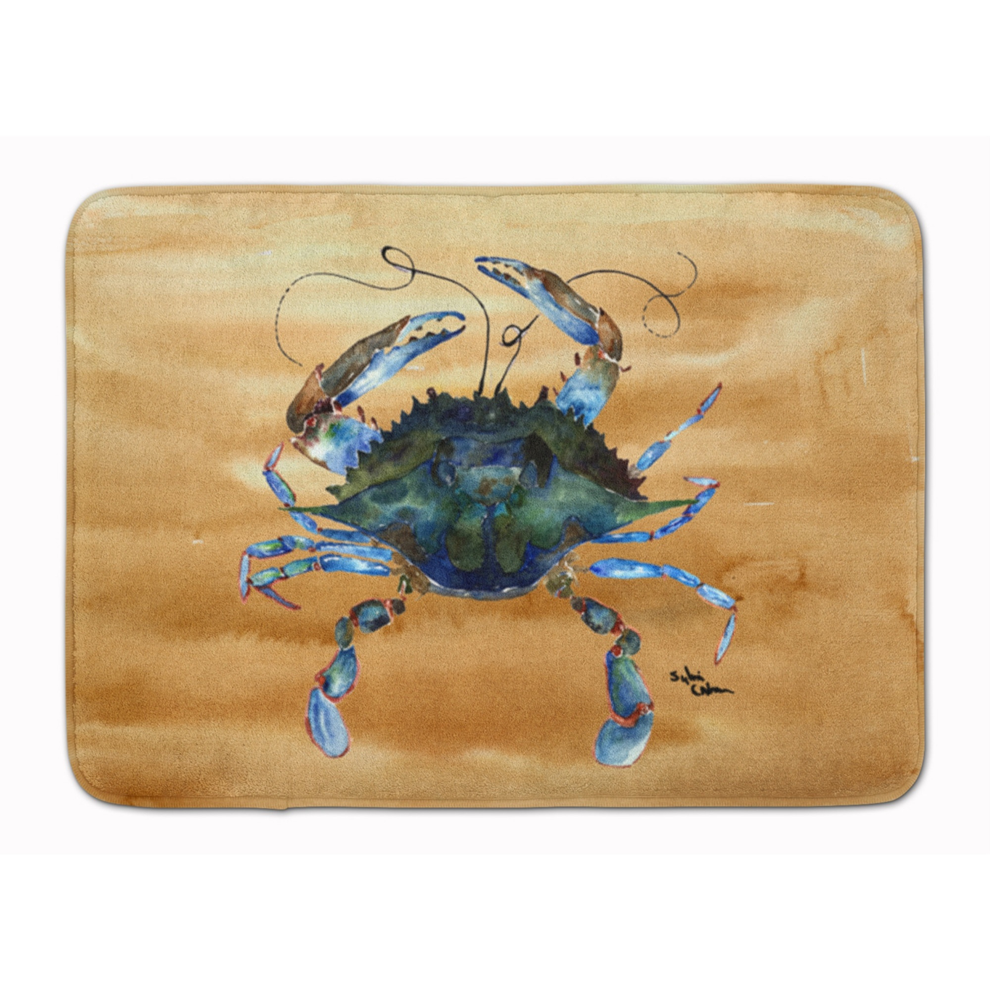 &quotCaroline's Treasures Crab Floor Mat, 19"" x 27"", Multicolor"