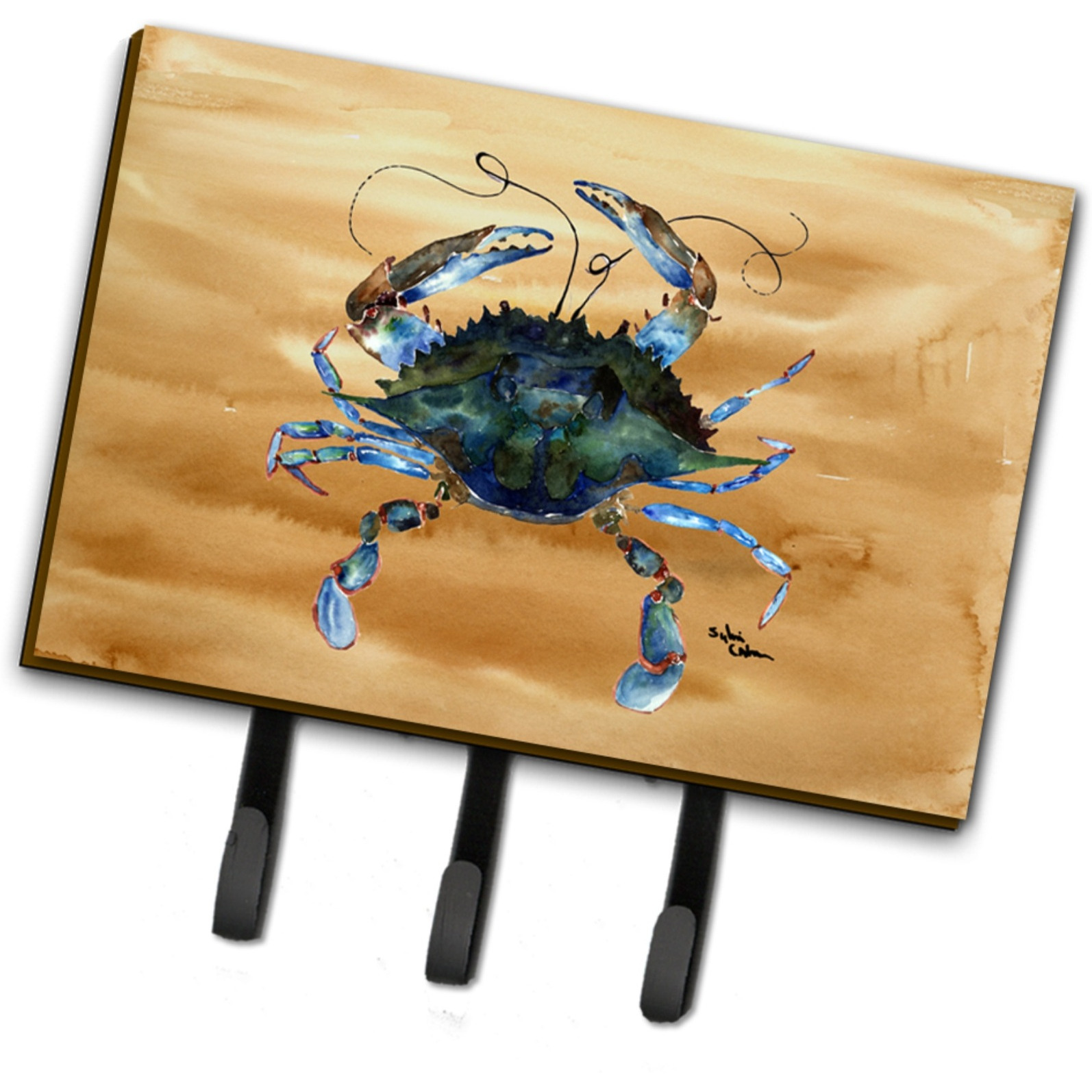 &quotCaroline's Treasures 8159TH68 Crab Leash or Key Holder, Large, Multicolor"