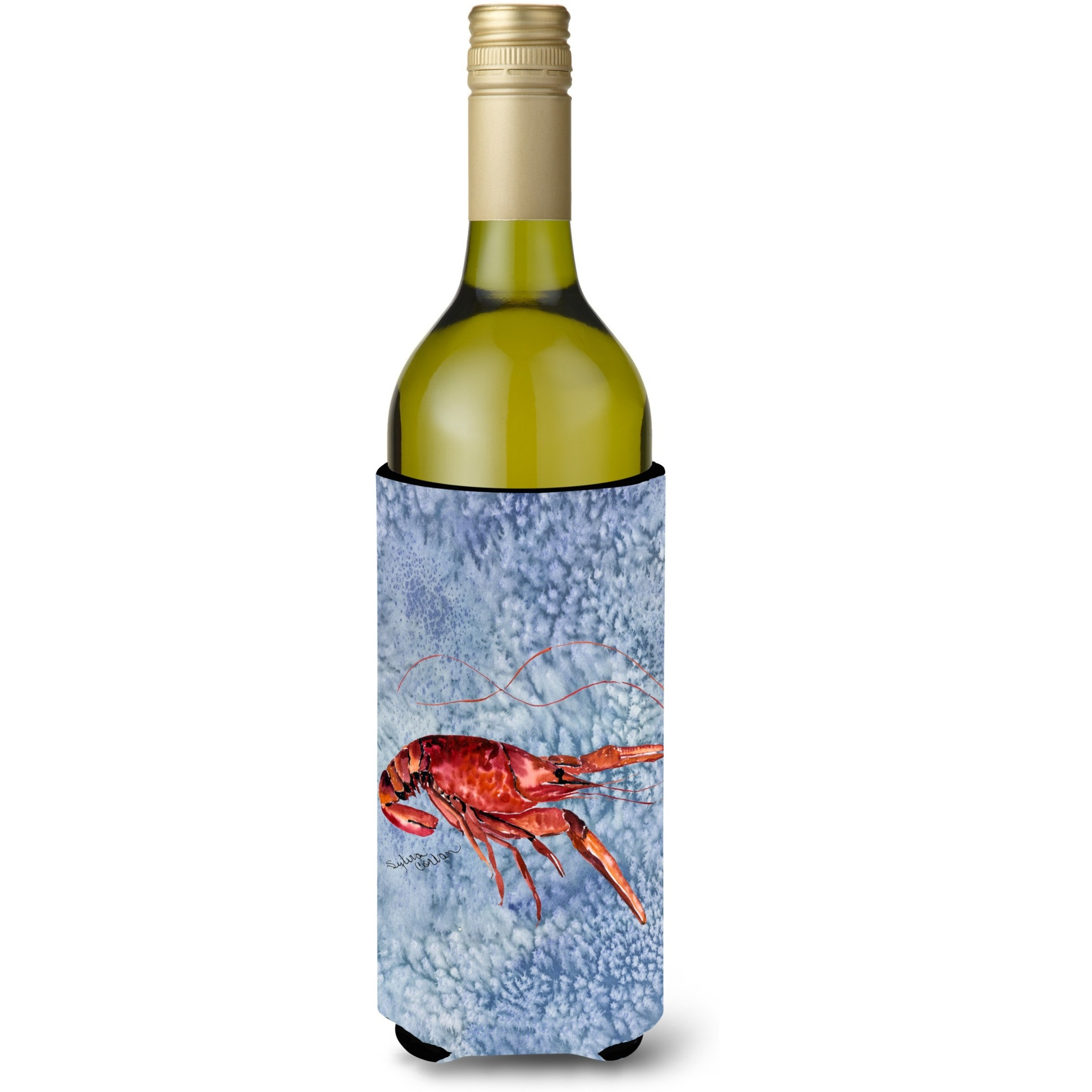 Crawfish Cool Water Wine Bottle Beverage Insulator Beverage Insulator Hugger