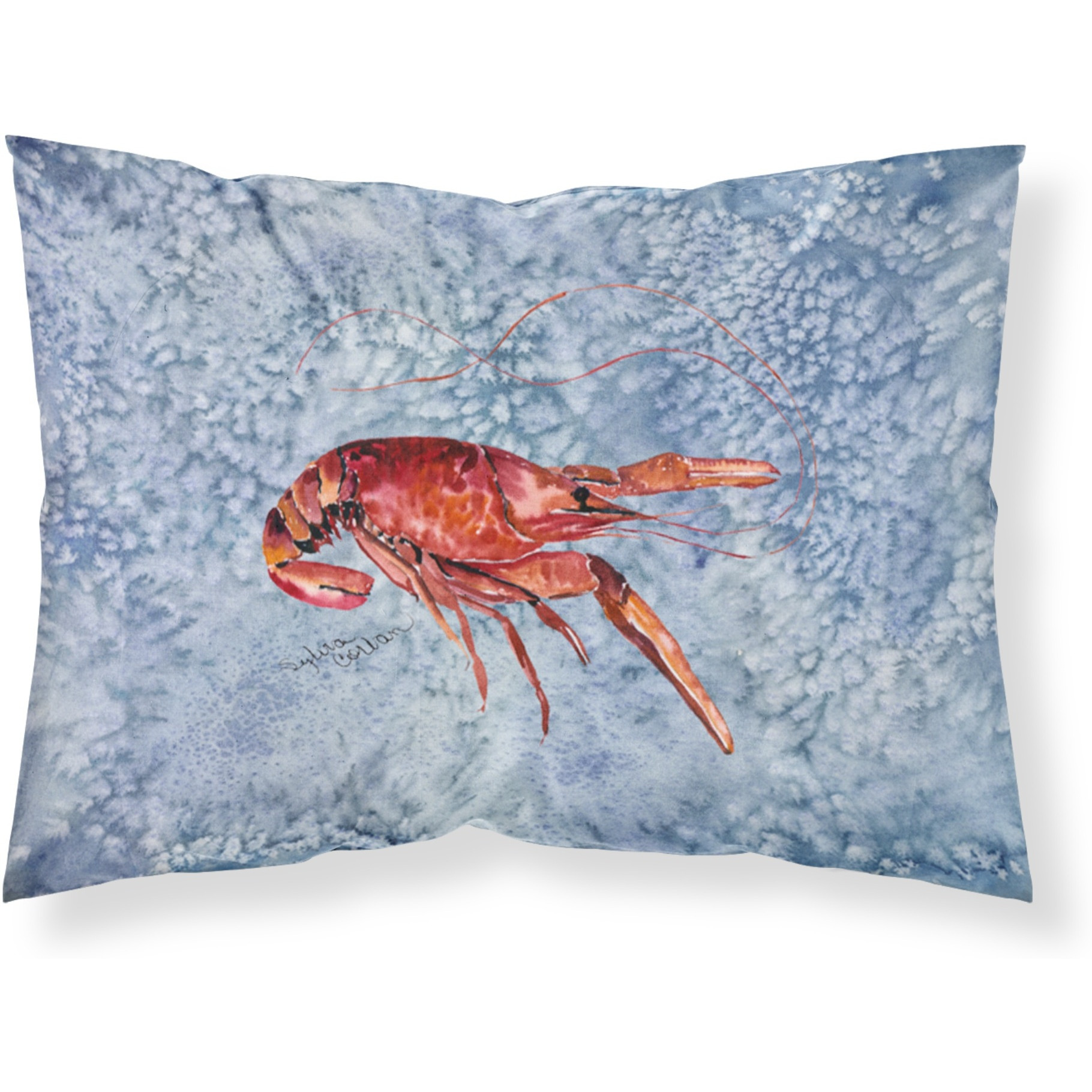 &quotCaroline's Treasures 8231PILLOWCASE Crawfish Moisture Wicking Fabric Standard Pillowcase, Large, Multicolor"