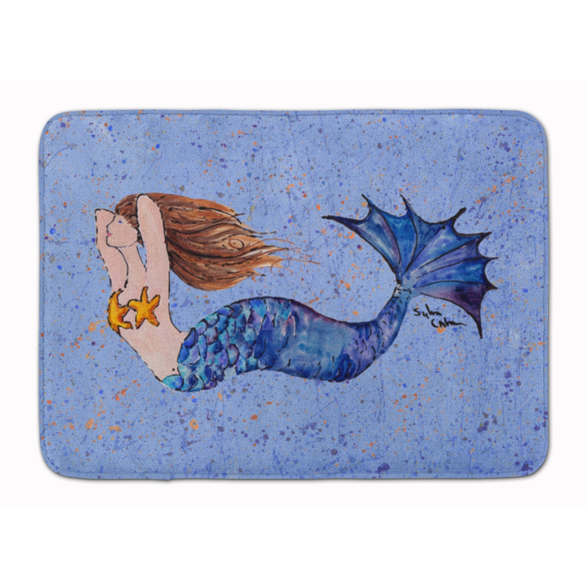 &quotCaroline's Treasures Mermaid Floor Mat, 19"" x 27"", Multicolor"