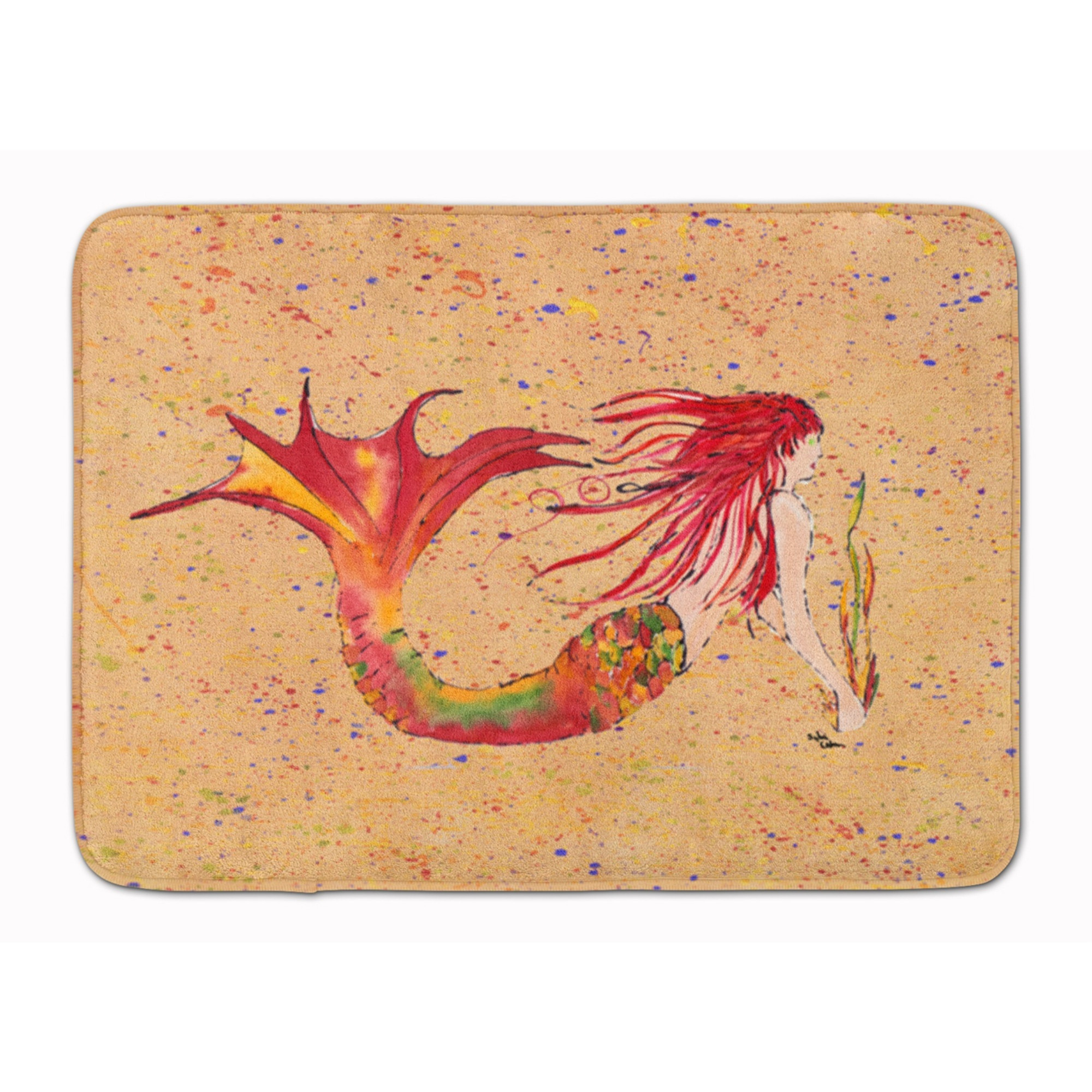 &quotCaroline's Treasures Mermaid Floor Mat, 19"" x 27"", Multicolor"