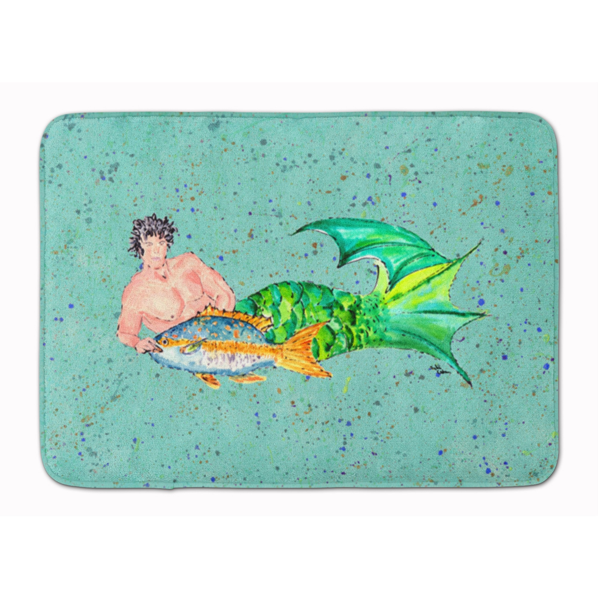 &quotCaroline's Treasures Merman Floor Mat, 19"" x 27"", Multicolor"