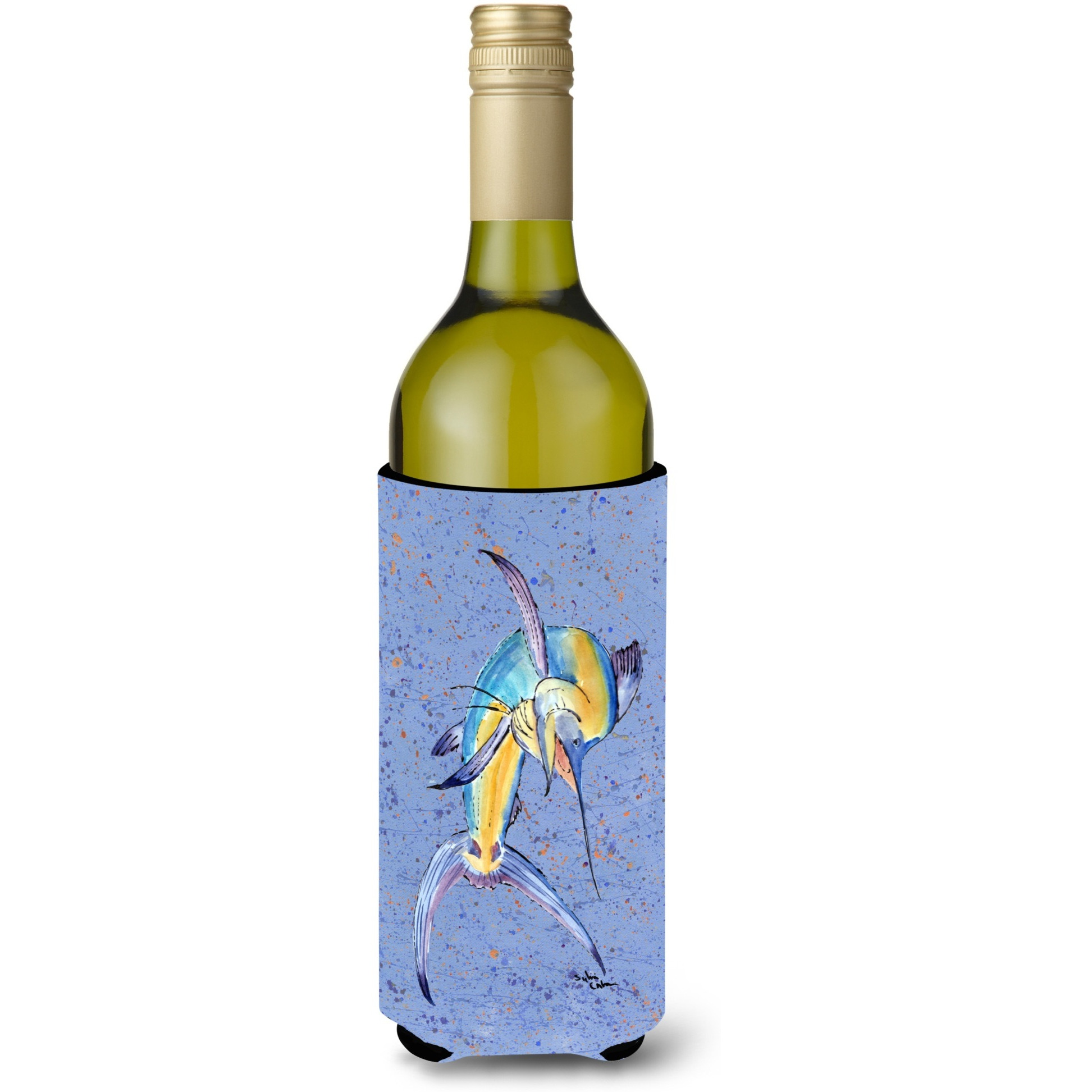 Fish Marlin Wine Bottle Beverage Insulator Beverage Insulator Hugger