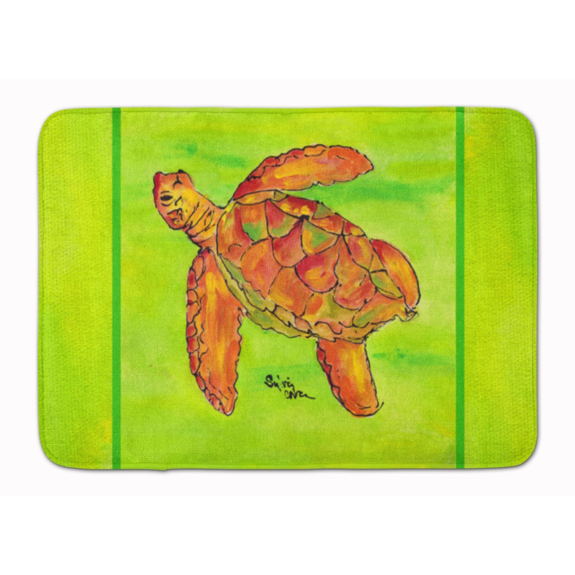 &quotCaroline's Treasures Turtle Floor Mat, 19"" x 27"", Multicolor"