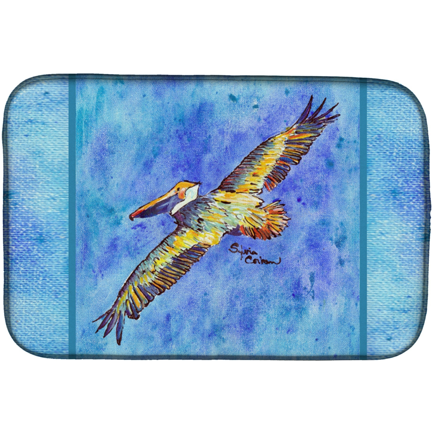 &quotCaroline's Treasures 8377DDM Dish Drying Mat, 14 x 21, Multicolor"