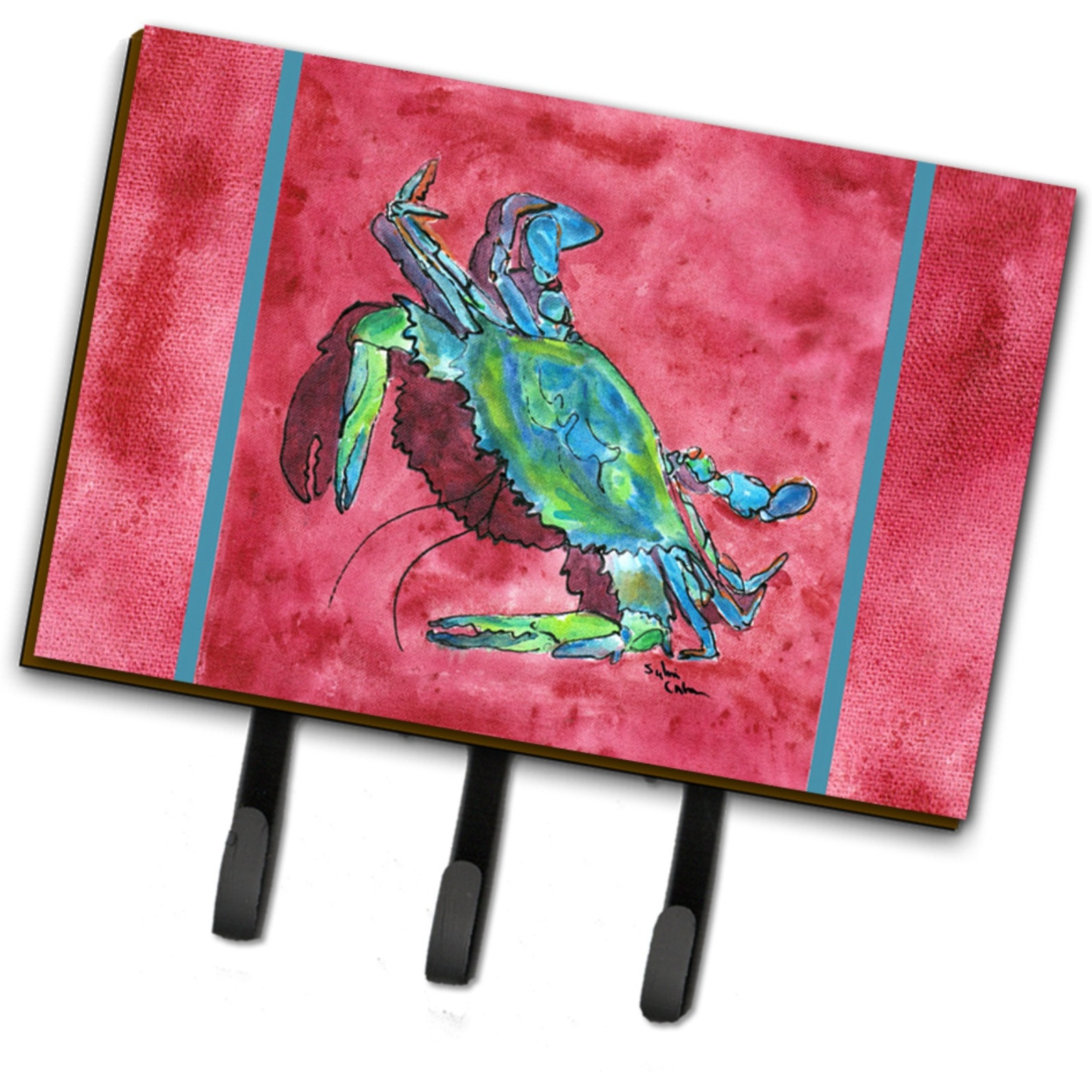 &quotCaroline's Treasures 8379TH68 Crab Leash or Key Holder, Large, Multicolor"
