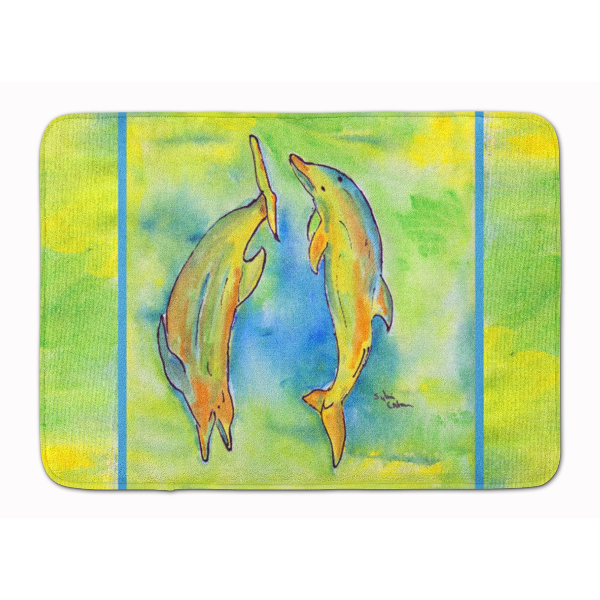 &quotCaroline's Treasures Dolphin Floor Mat, 19"" x 27"", Multicolor"