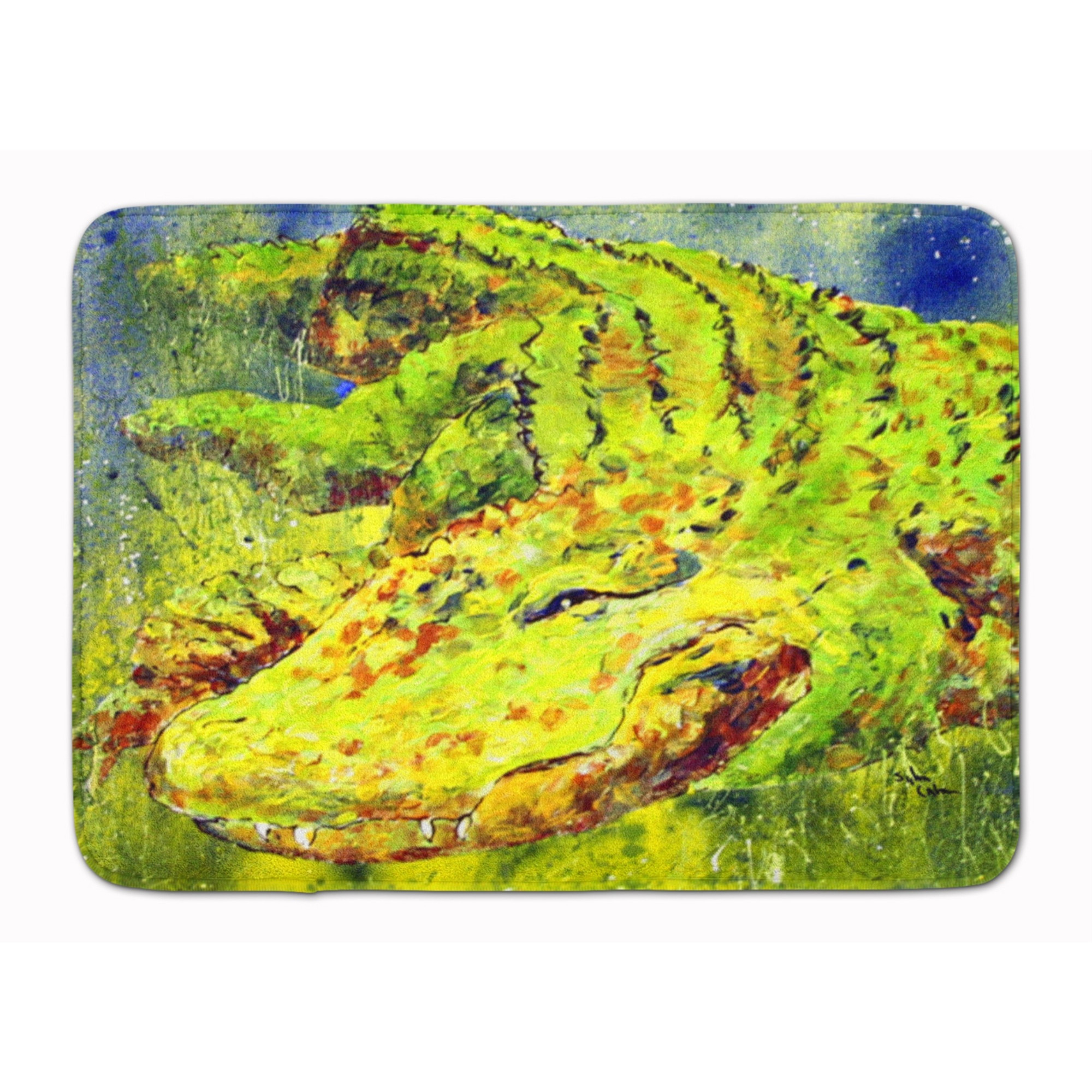 &quotCaroline's Treasures Alligator Floor Mat, 19"" x 27"", Multicolor"