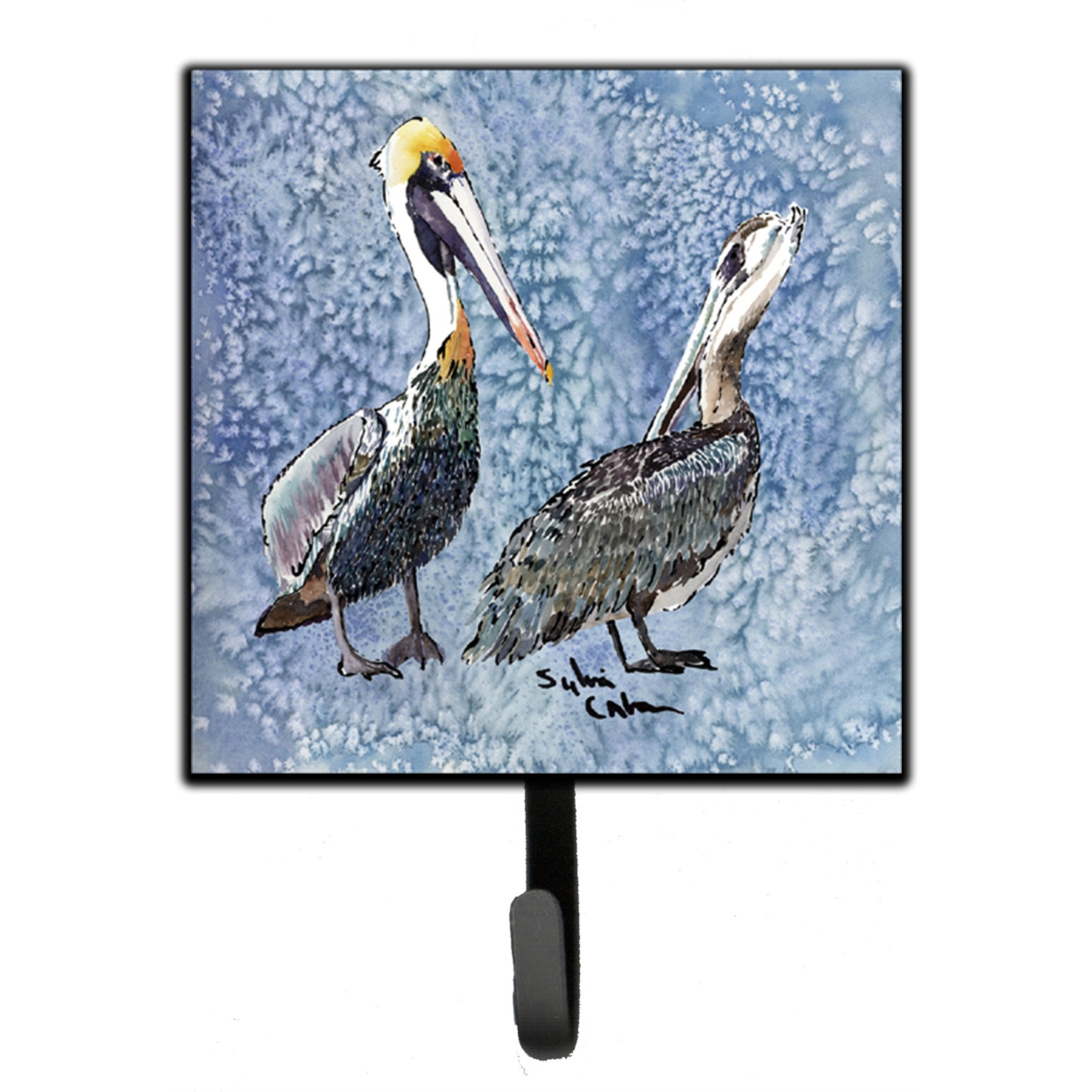 &quotCaroline's Treasures 8409SH4 Bird-Pelican Leash Holder or Key Hook, Small, Multicolor"