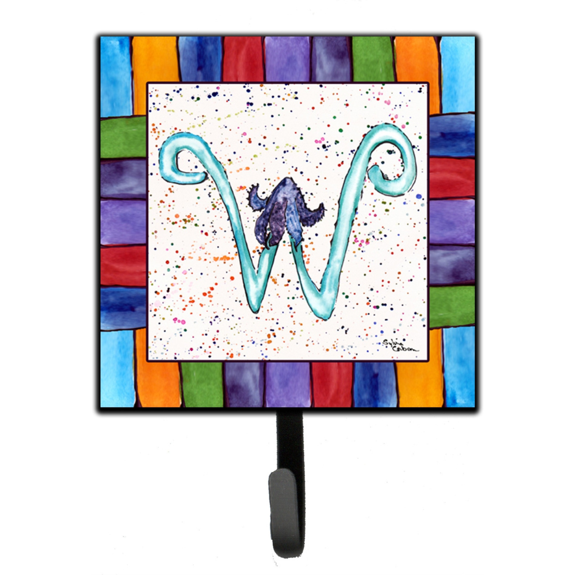 &quotCaroline's Treasures 8446-WSH4 Beach and Seafood Leash Holder or Key Hook 8446, Small, Multicolor"