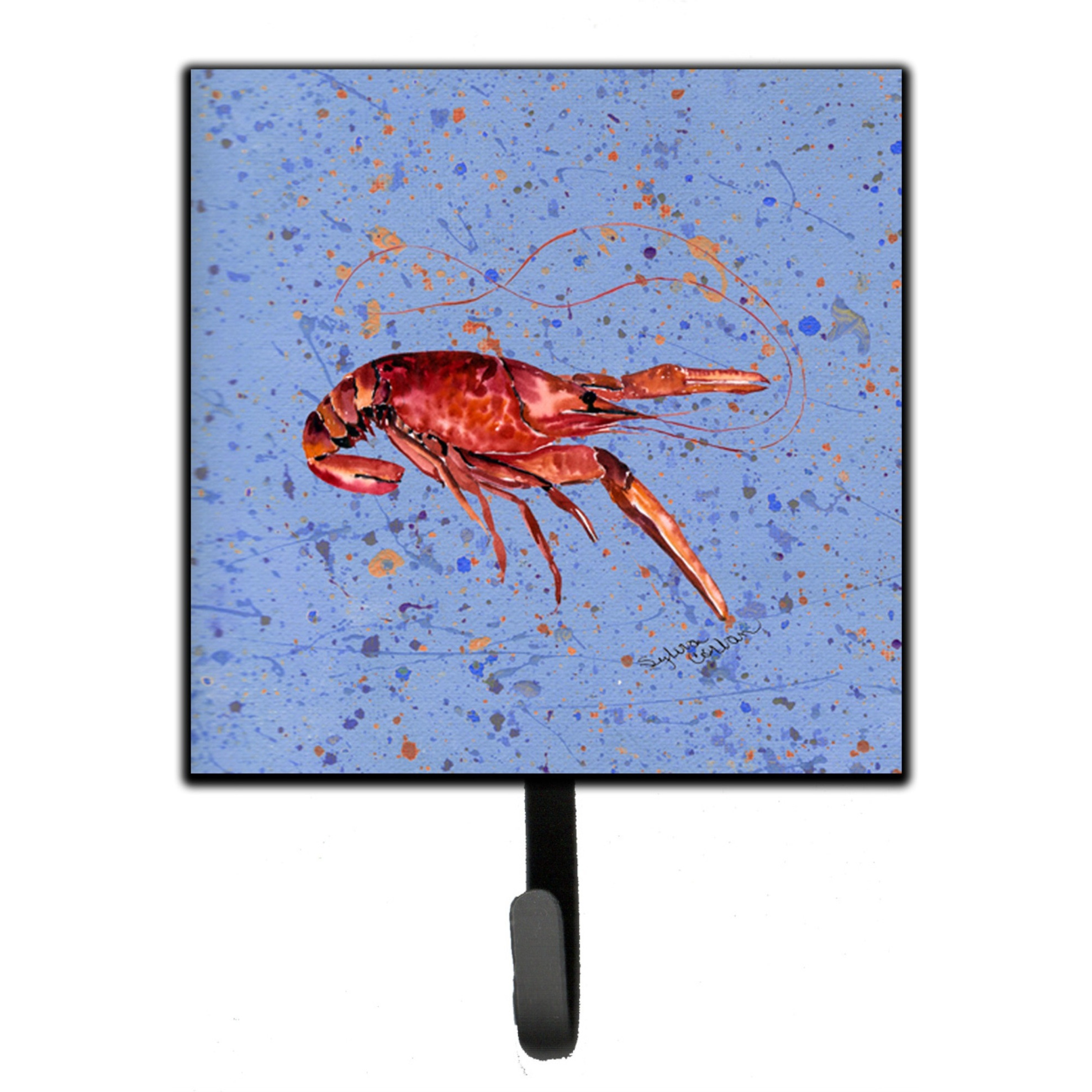 &quotCaroline's Treasures 8458SH4 Crawfish Leash Holder or Key Hook, Small, Multicolor"