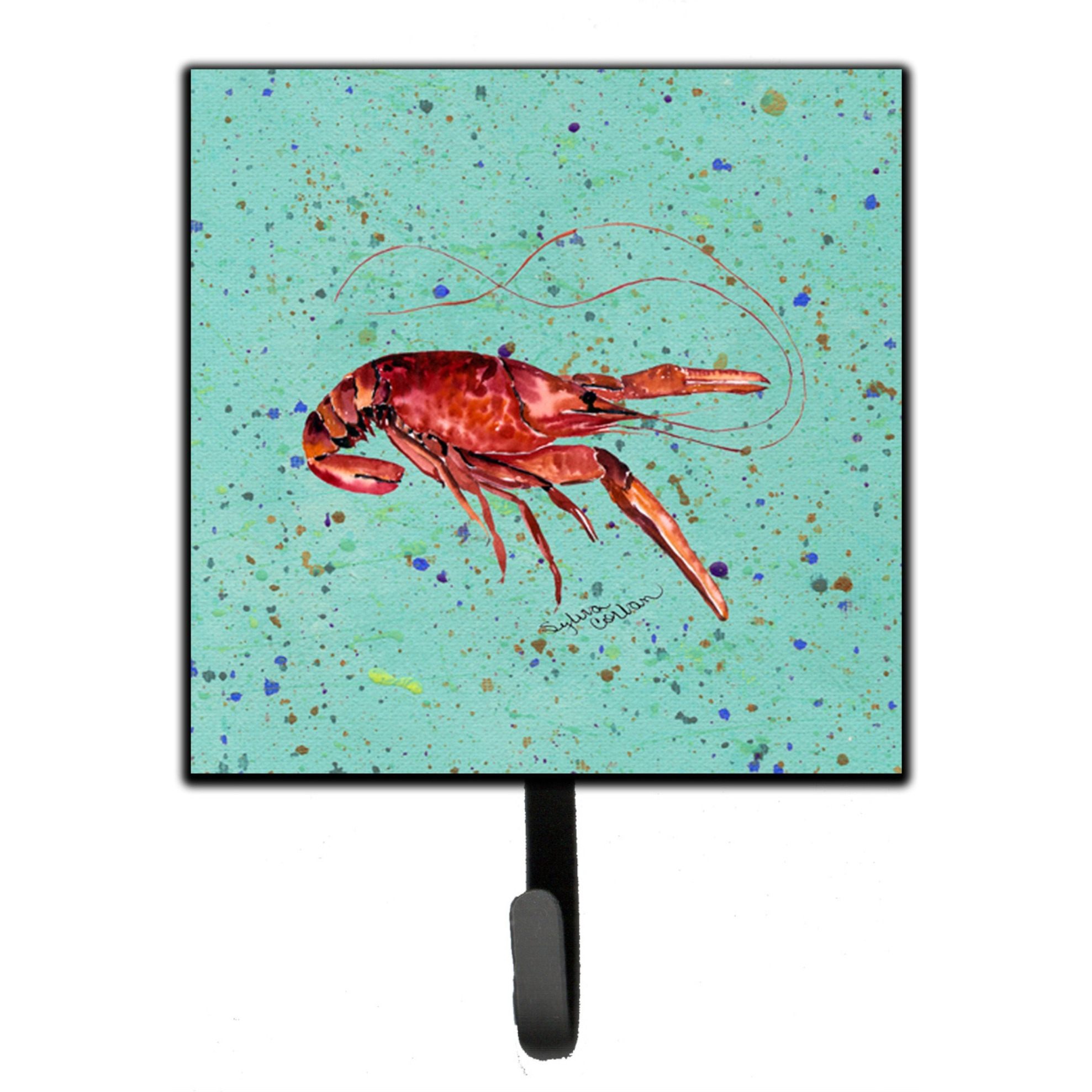 &quotCaroline's Treasures 8461SH4 Crawfish Leash Holder or Key Hook, Small, Multicolor"