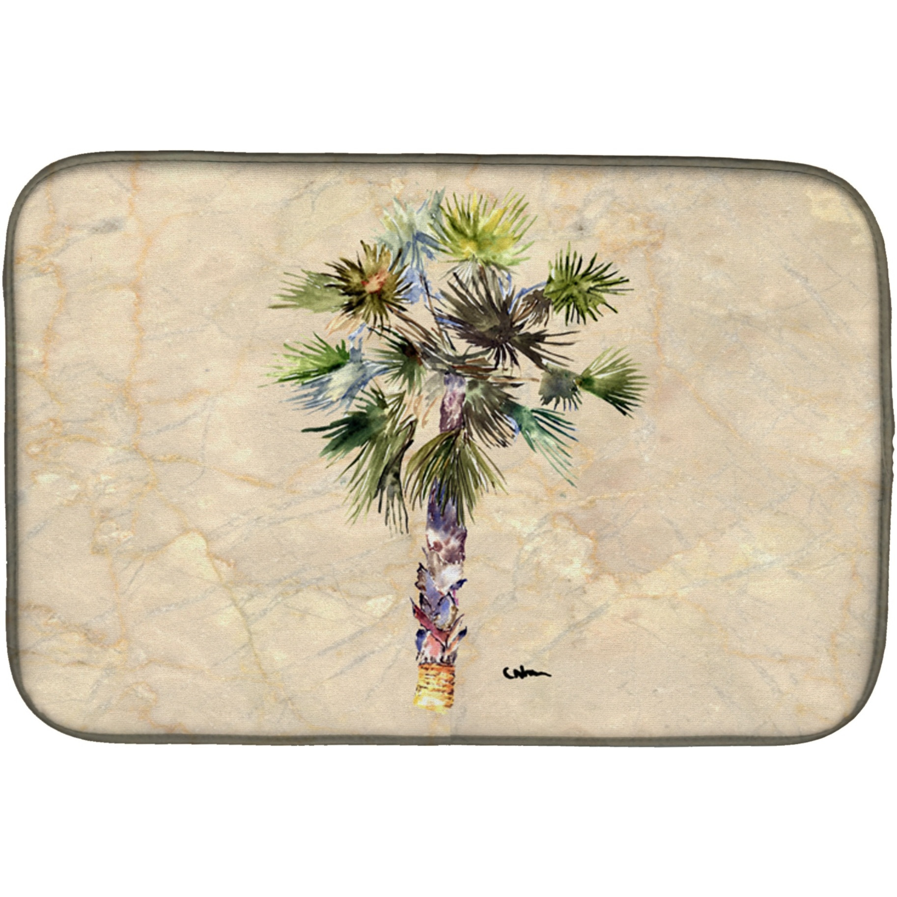 &quotCaroline's Treasures 8481DDM Dish Drying Mat, 14"" x 21"", Multicolor"