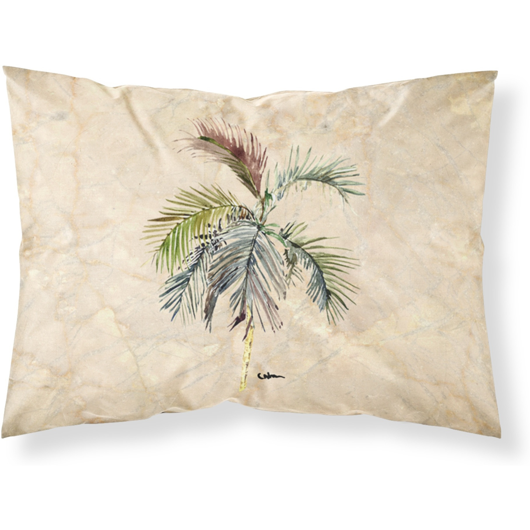 &quotCaroline's Treasures 8483PILLOWCASE Palm Tree Moisture Wicking Fabric Standard Pillowcase, Large, Multicolor"