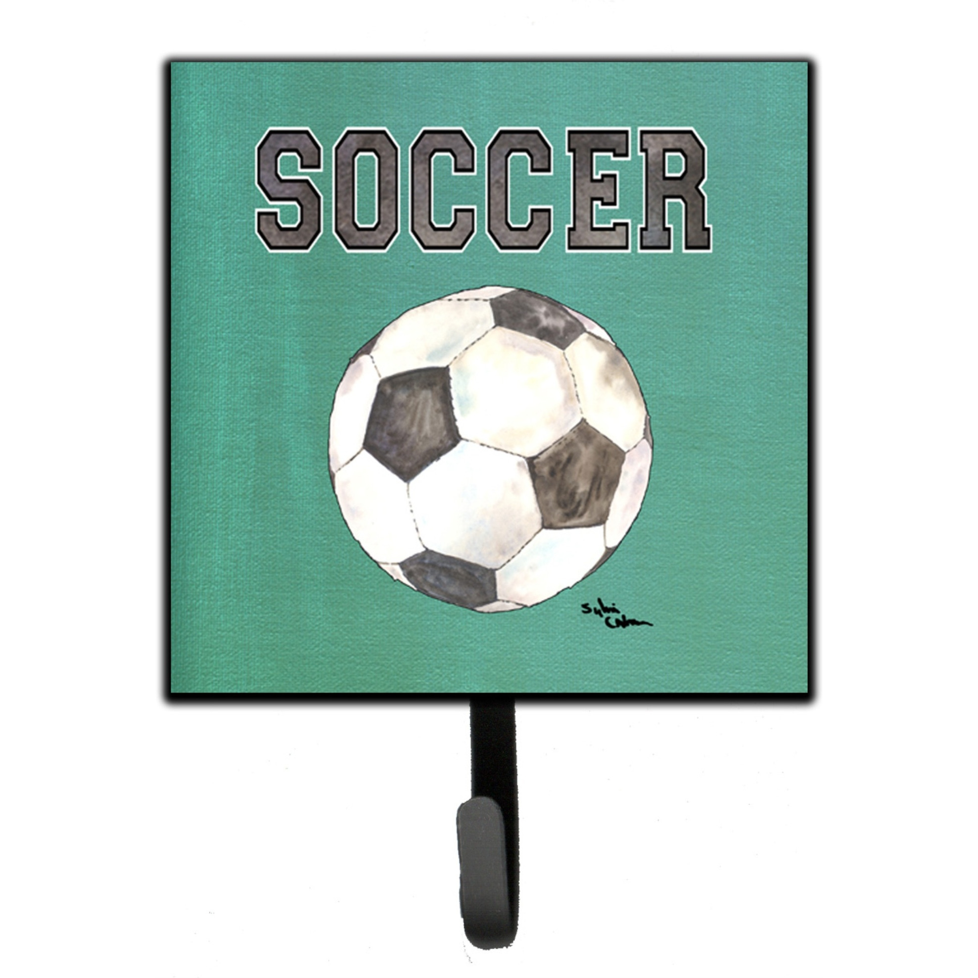 &quotCaroline's Treasures 8484SH4 Soccer Leash or Key Holder, Small, Multicolor"