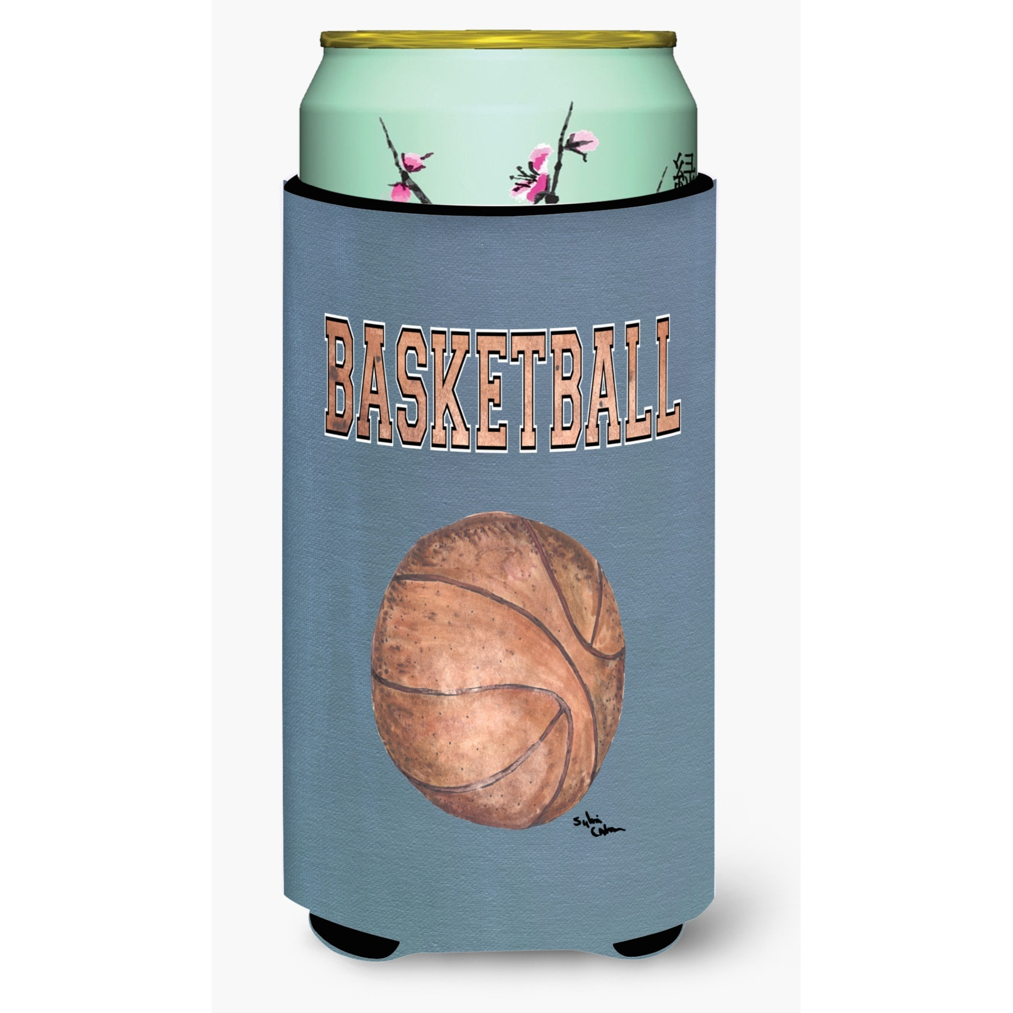 Basketball  Tall Boy Beverage Insulator Beverage Insulator Hugger