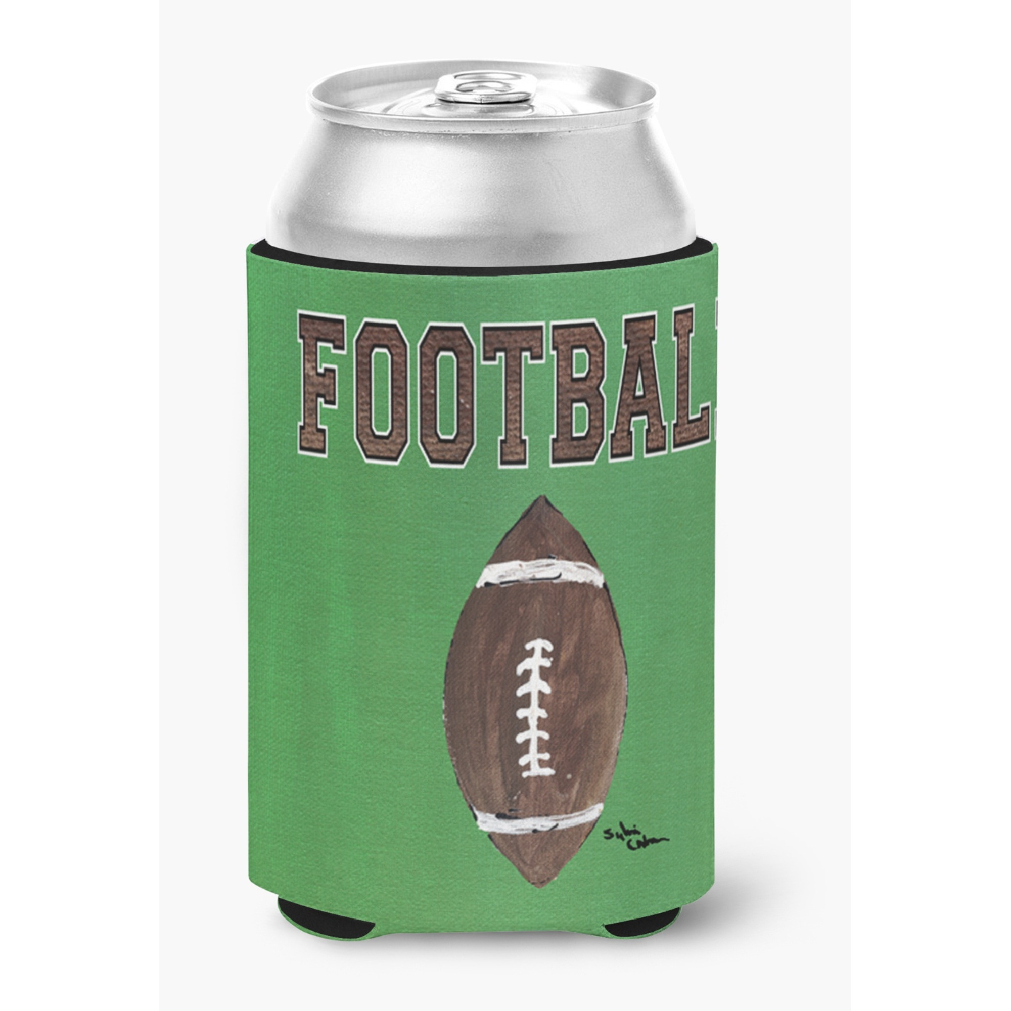 Football Can or Bottle Beverage Insulator Hugger