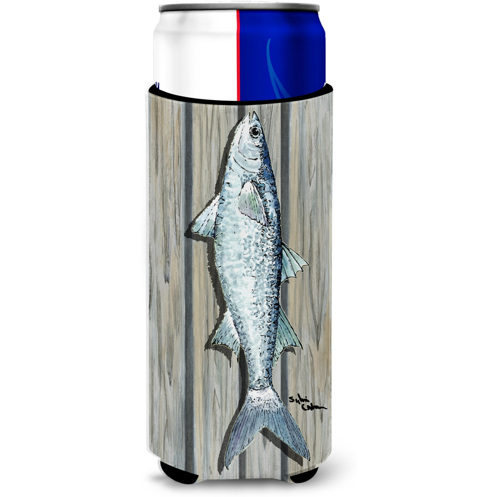 Fish Mullet Ultra Beverage Insulators for slim cans 8490MUK