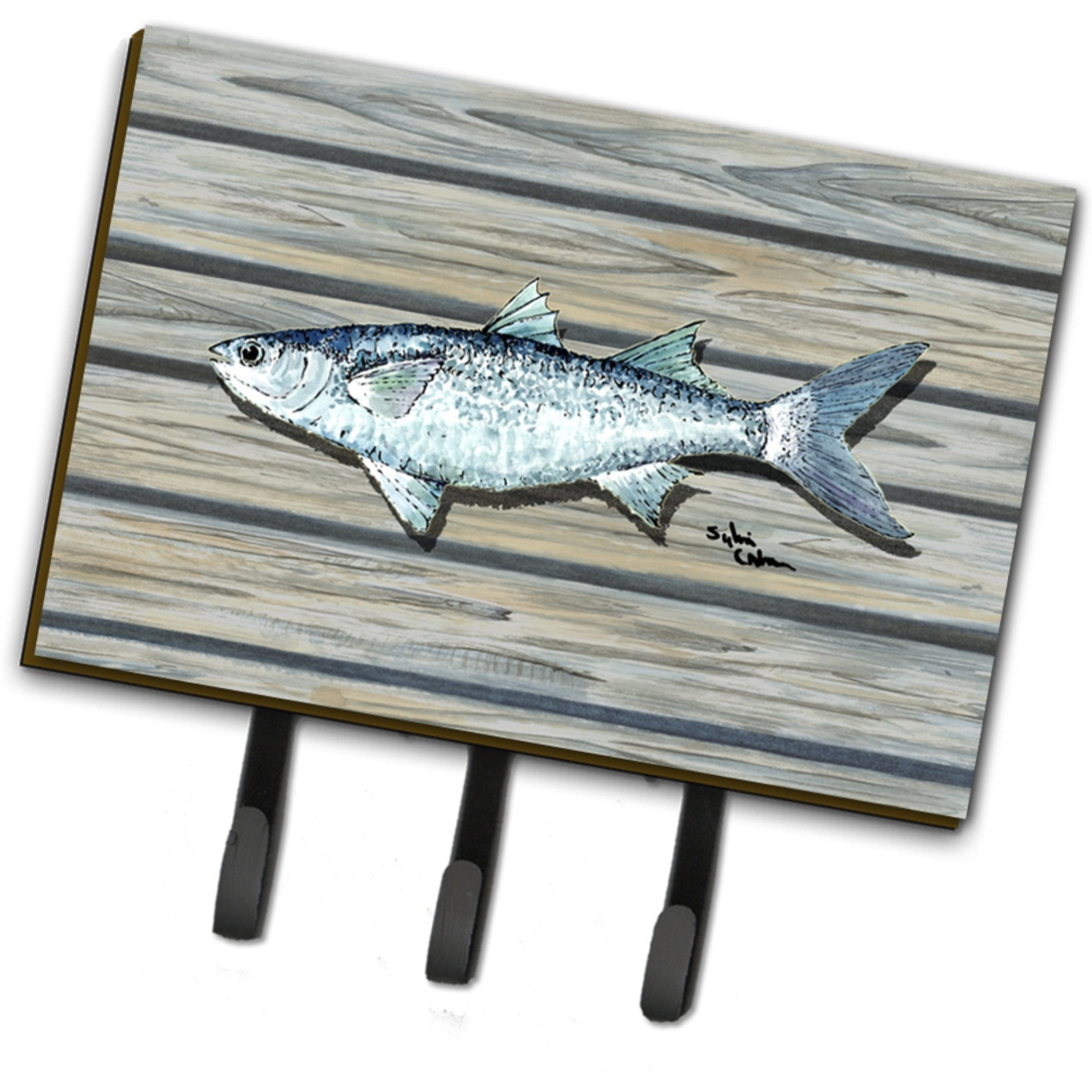 &quotCaroline's Treasures 8490TH68 Fish Mullet Leash or Key Holder, Large, Multicolor"