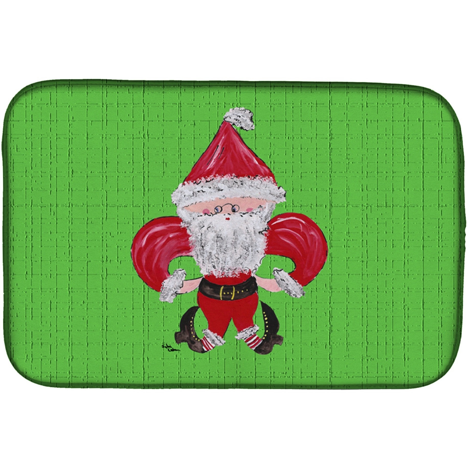 &quotCaroline's Treasures 8500DDM Dish Drying Mat, 14"" x 21"", Multicolor"