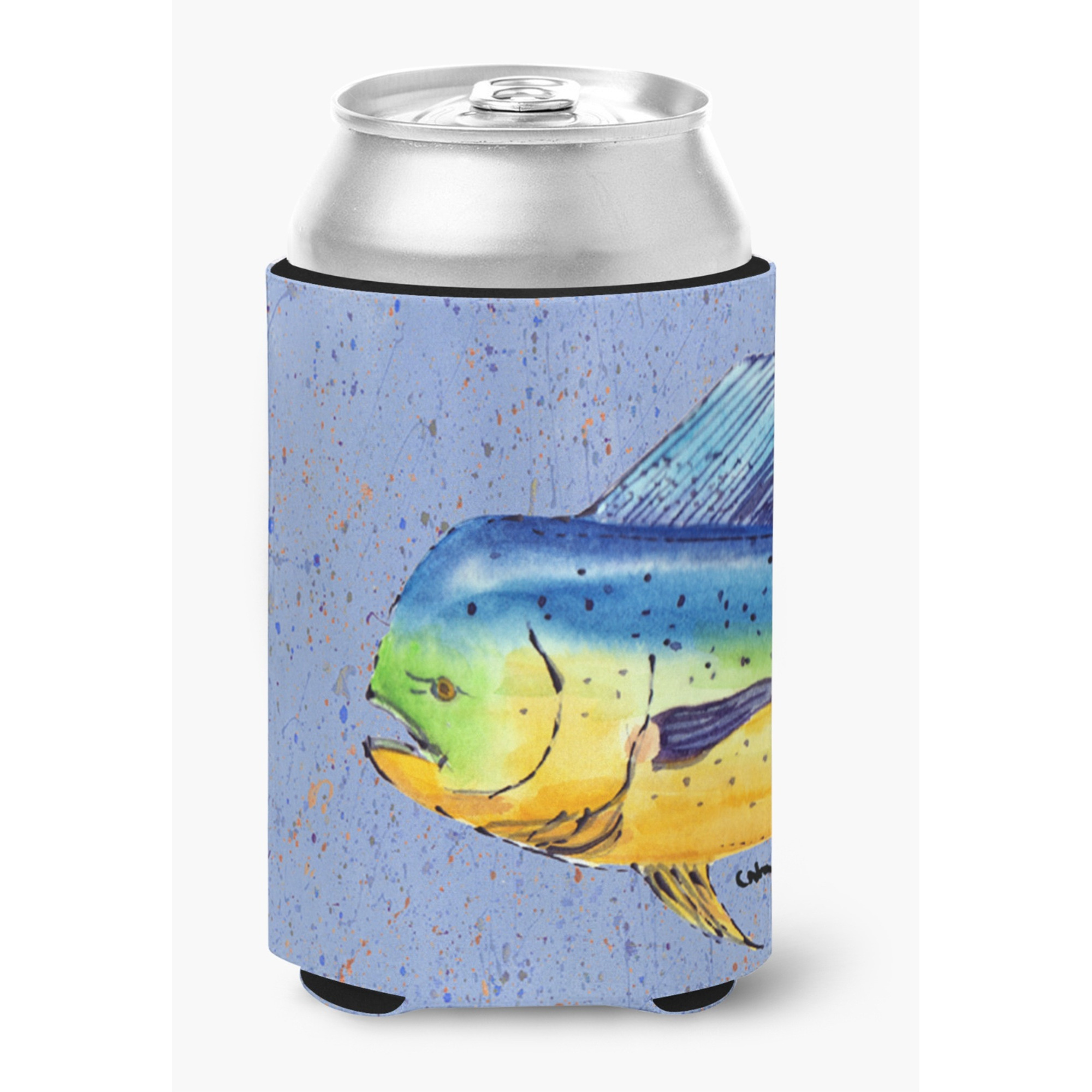 Dolphin Mahi Mahi Can or Bottle Beverage Insulator Hugger