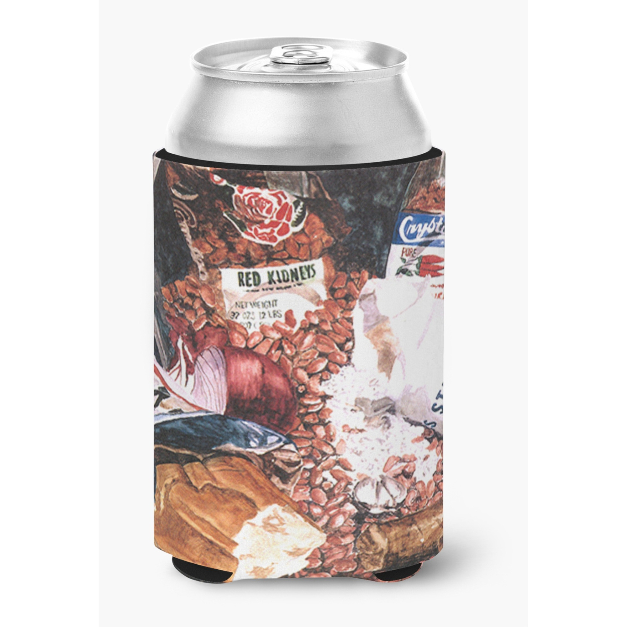 Red Beans and Rice Can or Bottle Beverage Insulator Hugger