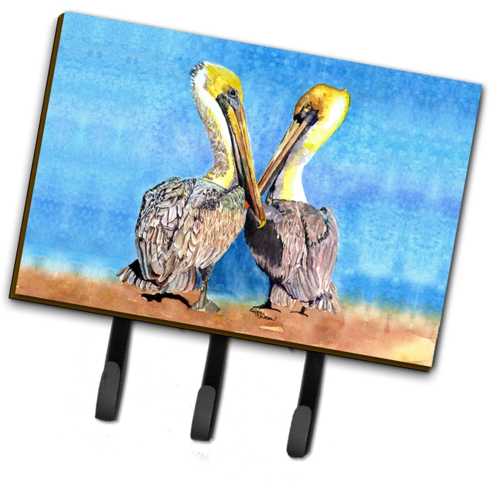 &quotCaroline's Treasures 8539TH68 Pelican Leash or Key Holder, Large, Multicolor"