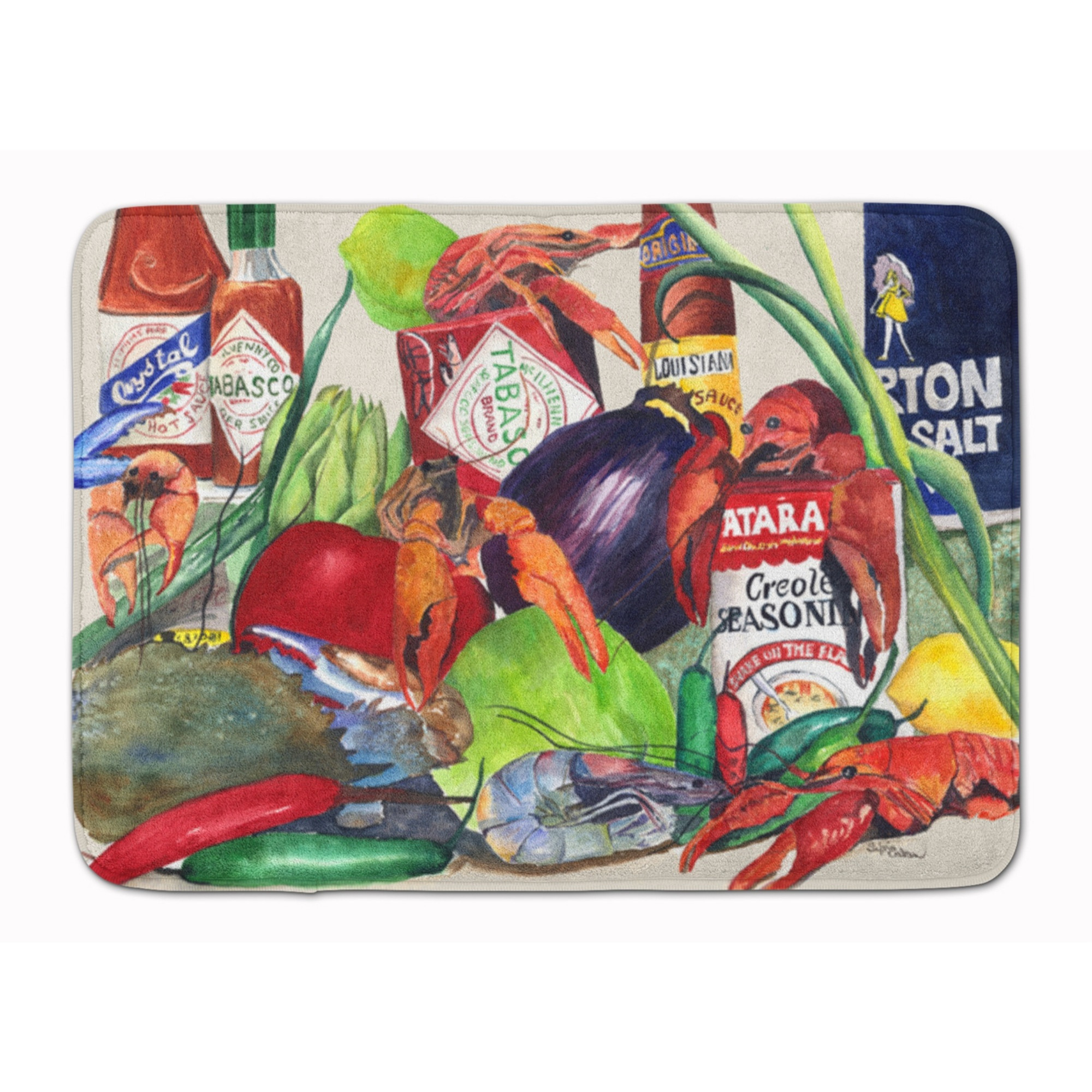 &quotCaroline's Treasures Louisana Spices Floor Mat, 19"" x 27"", Multicolor"