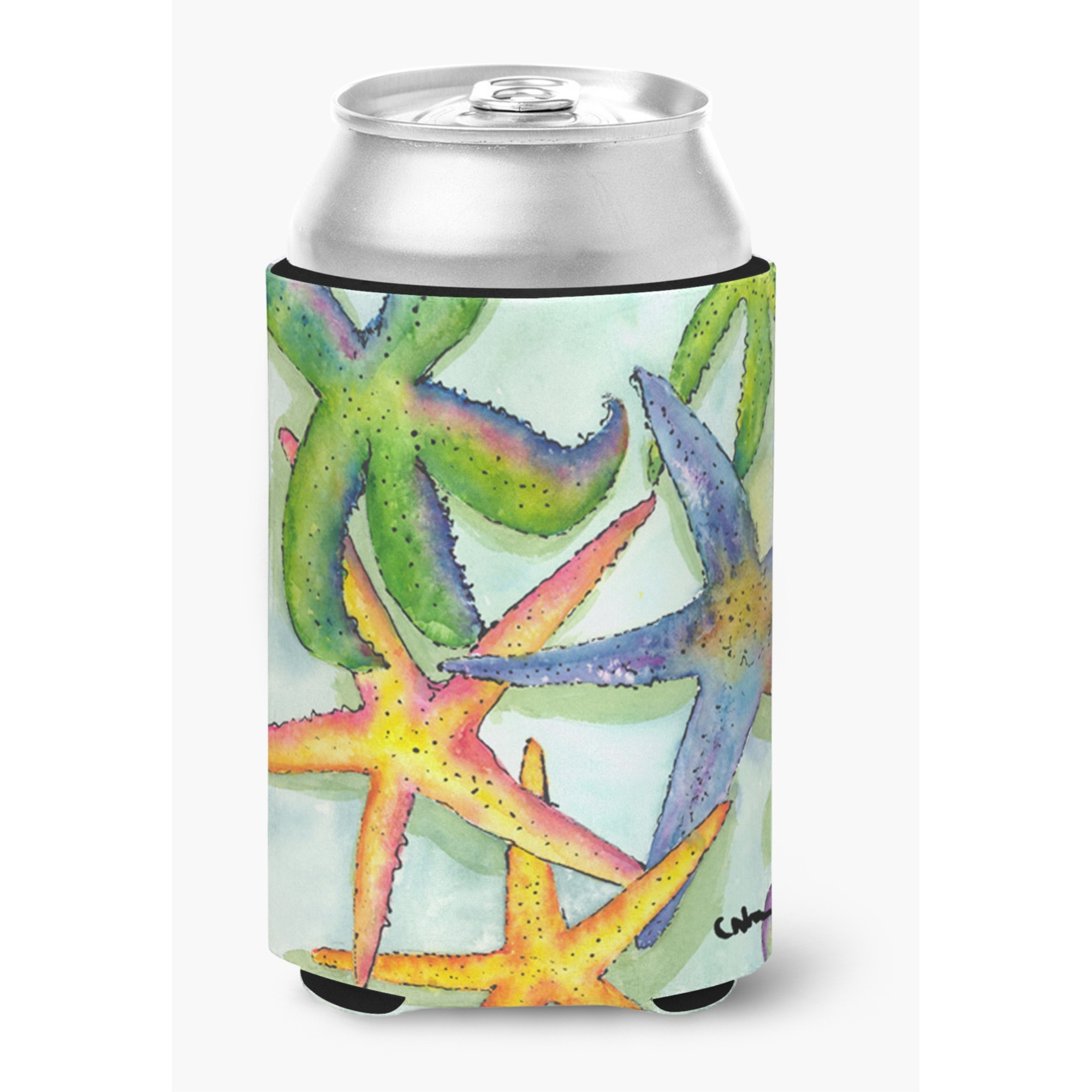 Starfish Can or Bottle Beverage Insulator Hugger