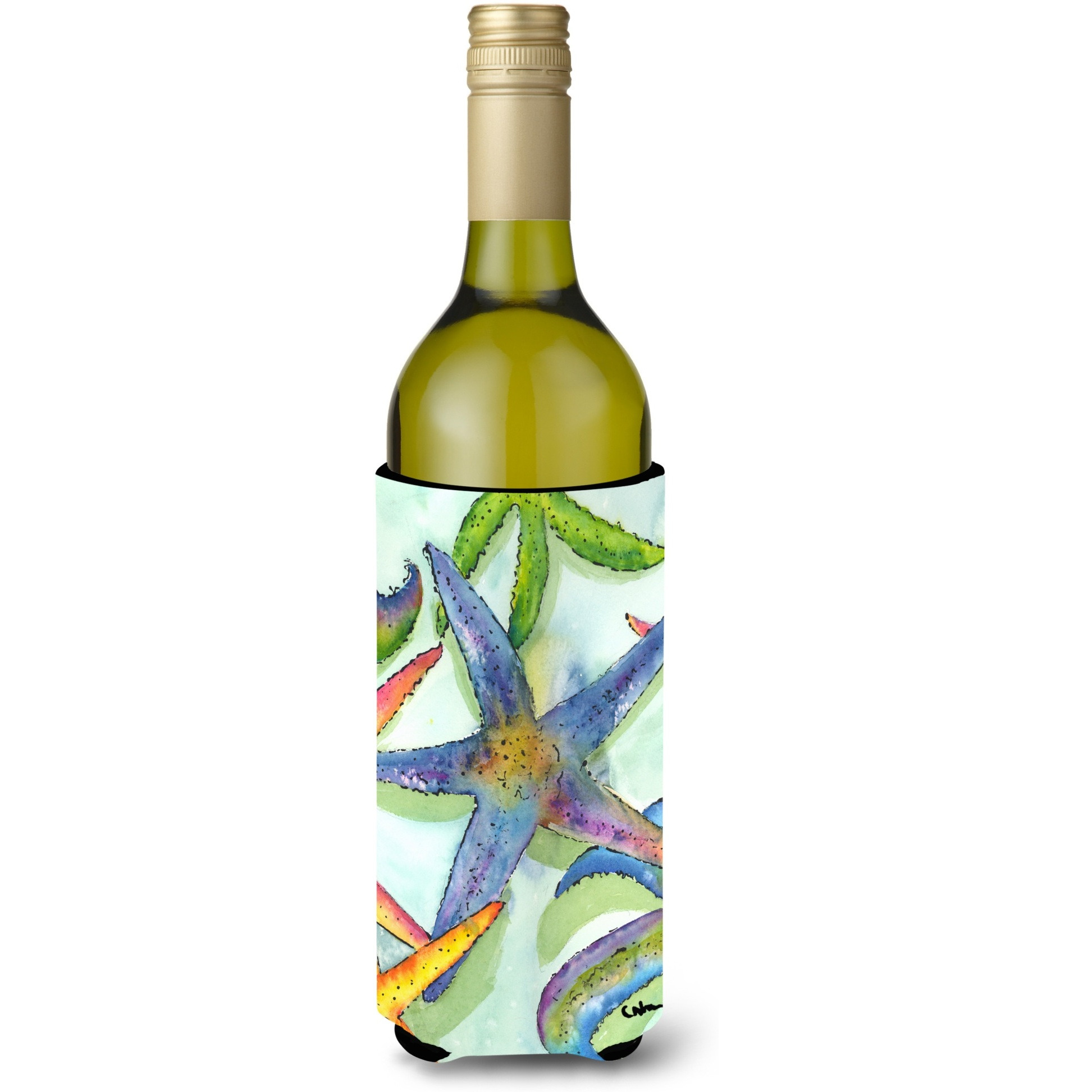 Starfish Wine Bottle Beverage Insulator Beverage Insulator Hugger