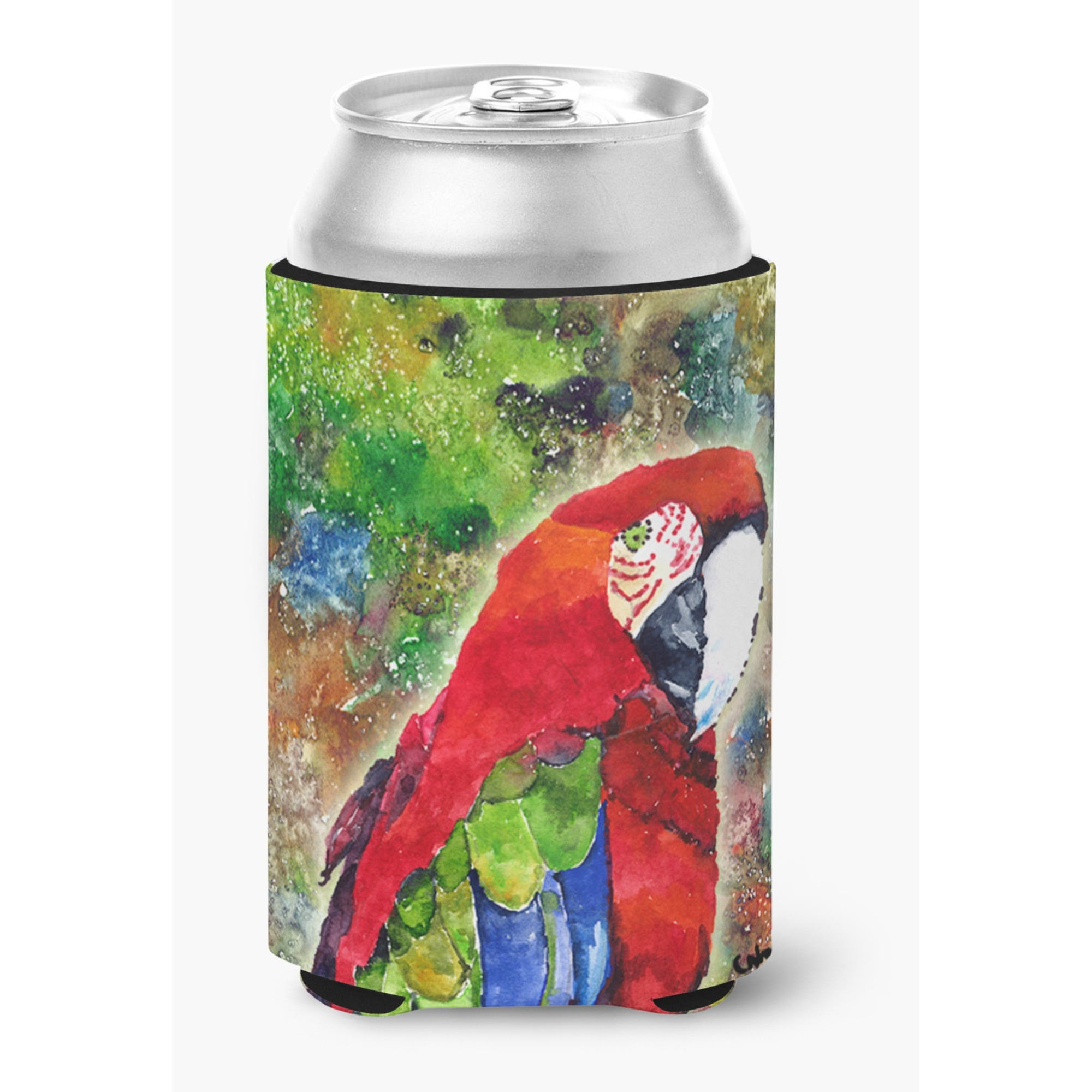 Bird - Parrot Can or Bottle Beverage Insulator Hugger