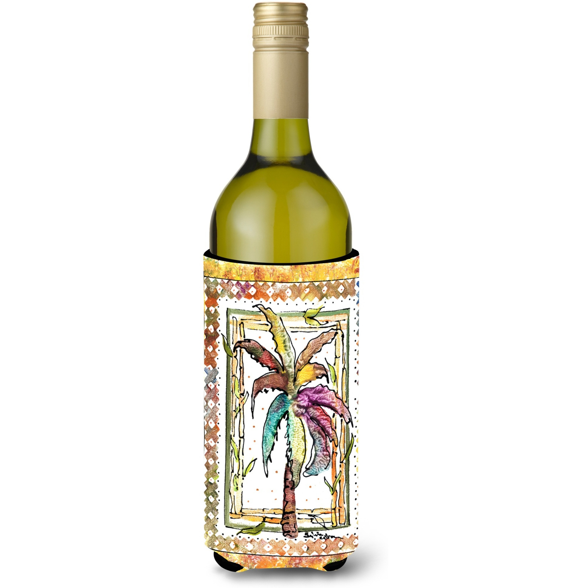 Palm Tree Wine Bottle Beverage Insulator Beverage Insulator Hugger